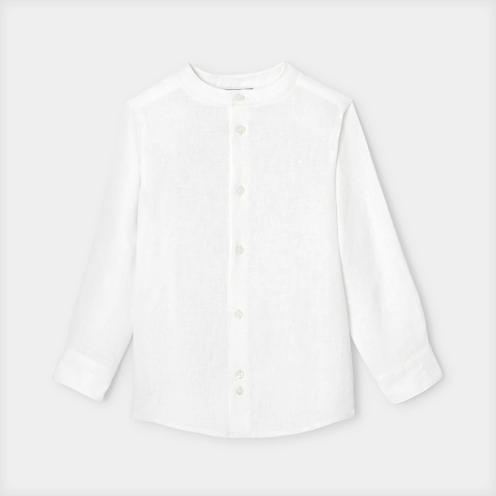 Jacadi - Camisa de linho criança menino - BRANCO JACADI