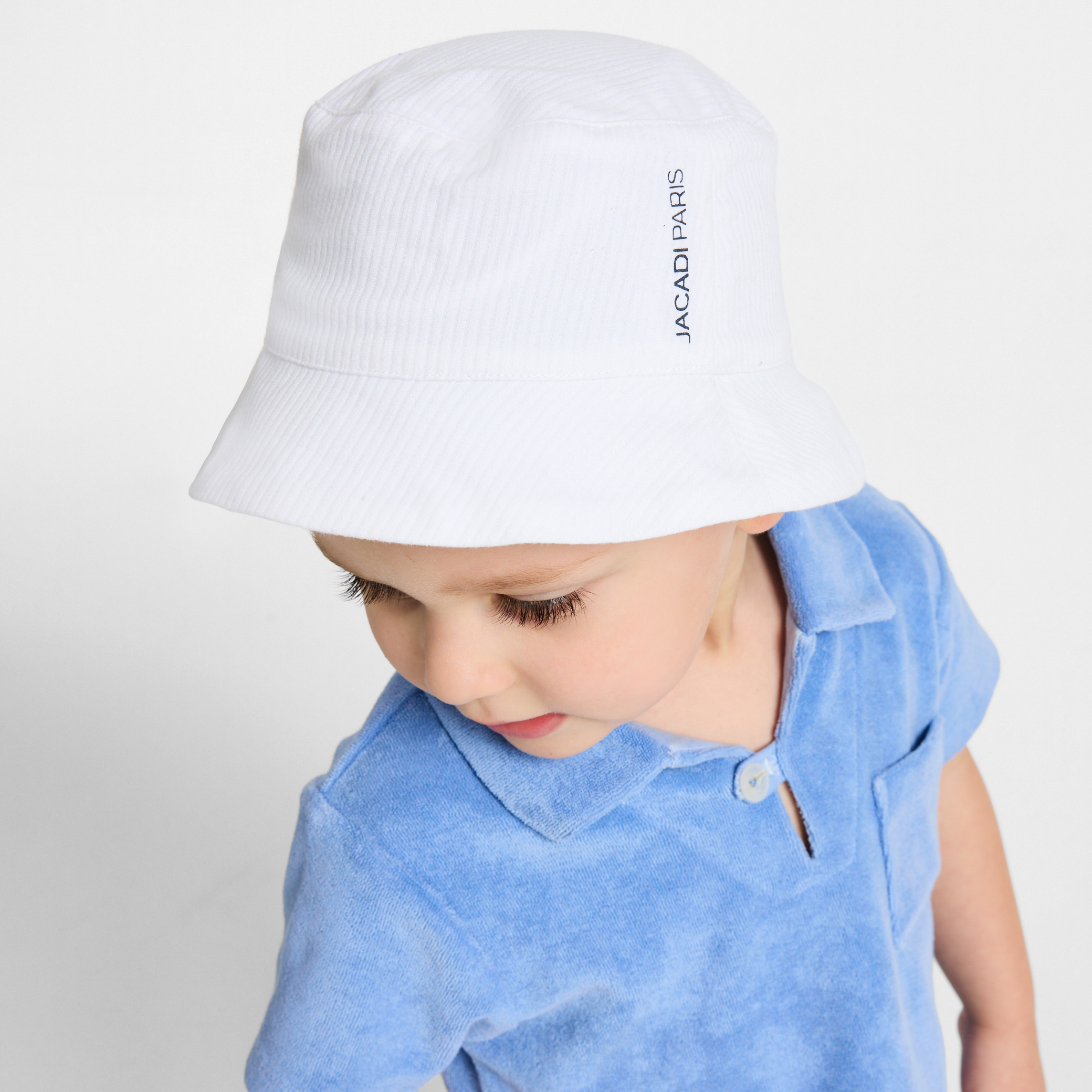 Jacadi - Chapéu bebé em piqué de algodão - BRANCO JACADI