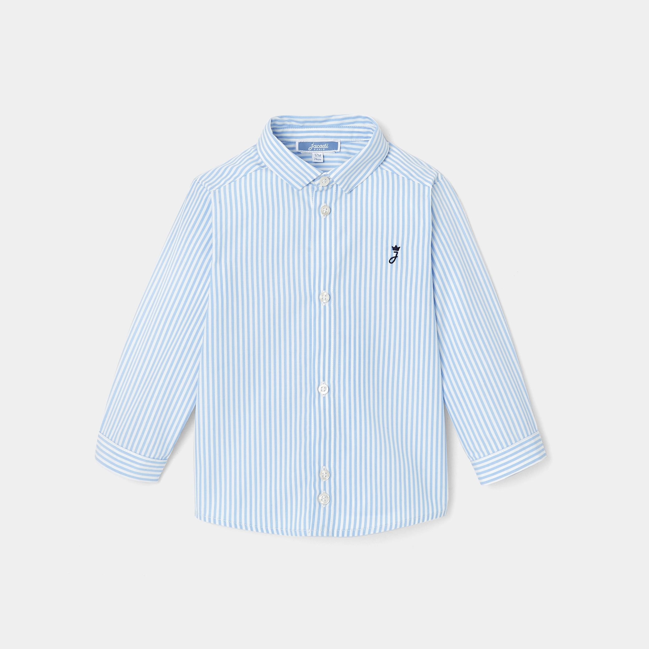 Jacadi - Camisa bebé menino - BRANCO/CÉU