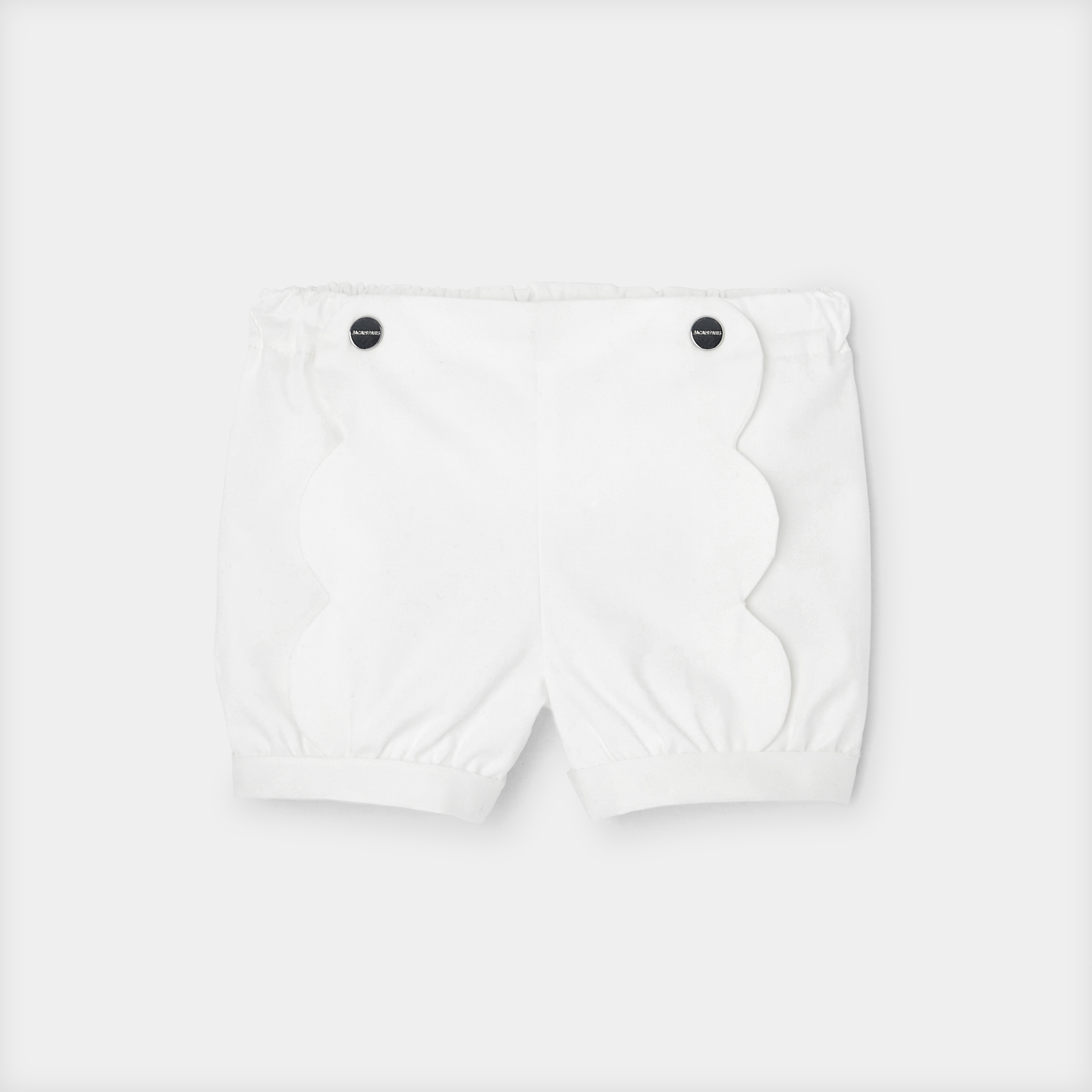 Jacadi - Calções em twill bebé menina - BRANCO JACADI