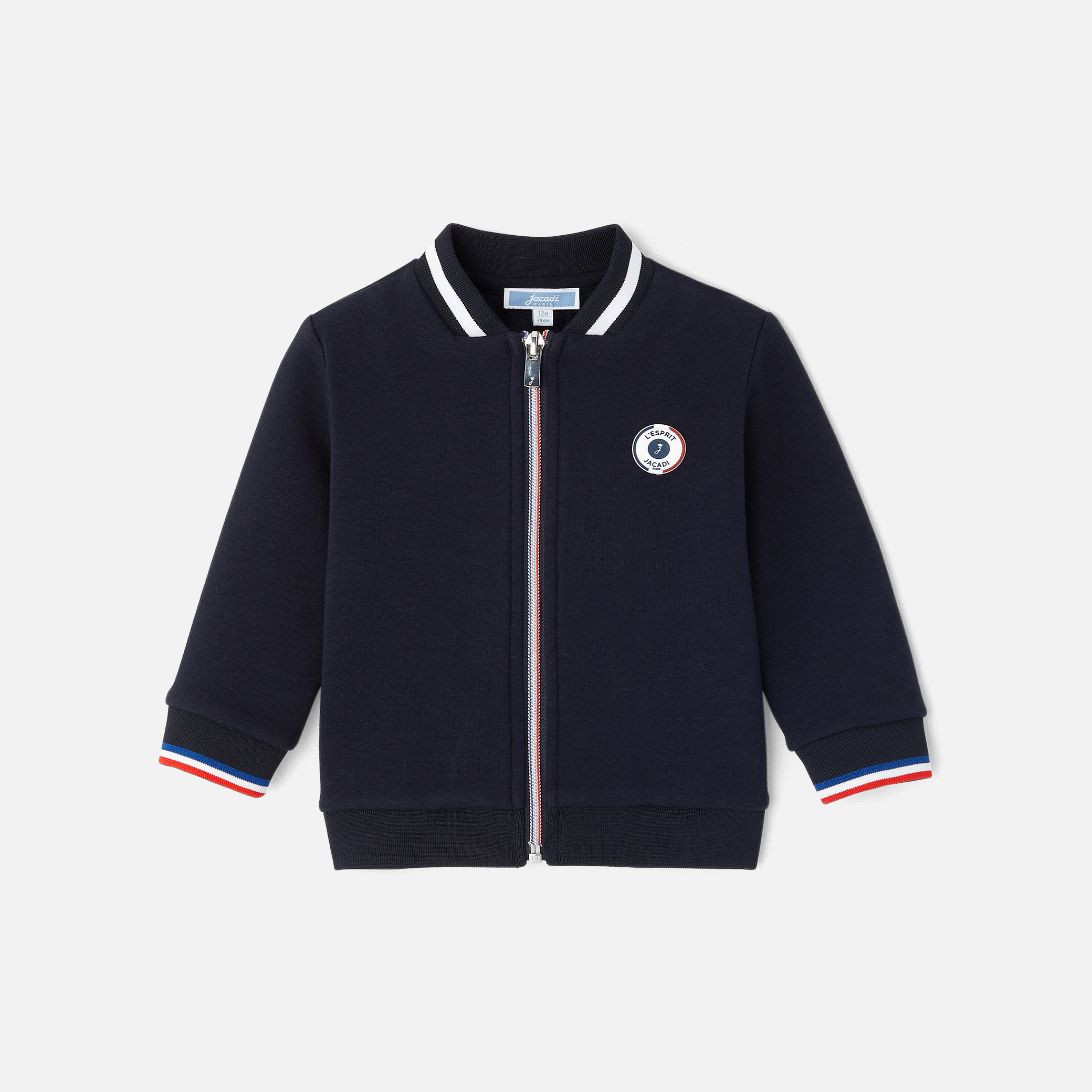 Jacadi - Cardigan com fecho de correr bebé menino - MARINHO JACADI