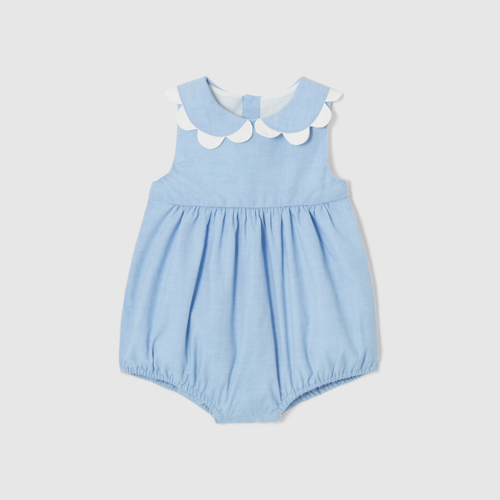 Jacadi - Fofo fio-a-fio para bebé menina - CHAMBRAY - Presente de nascimento ideal
