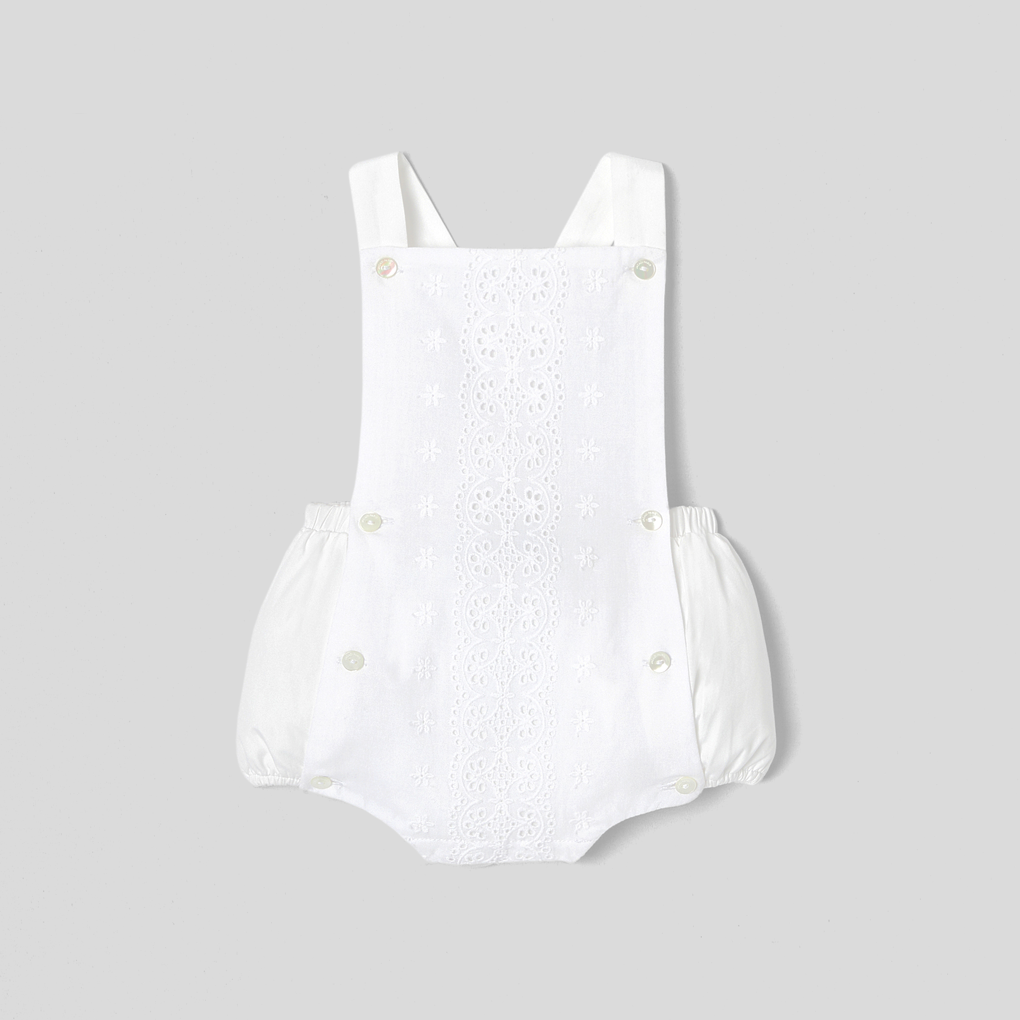 Jacadi - Fofo em popeline para bebé menina - BRANCO JACADI - Presente de nascimento ideal