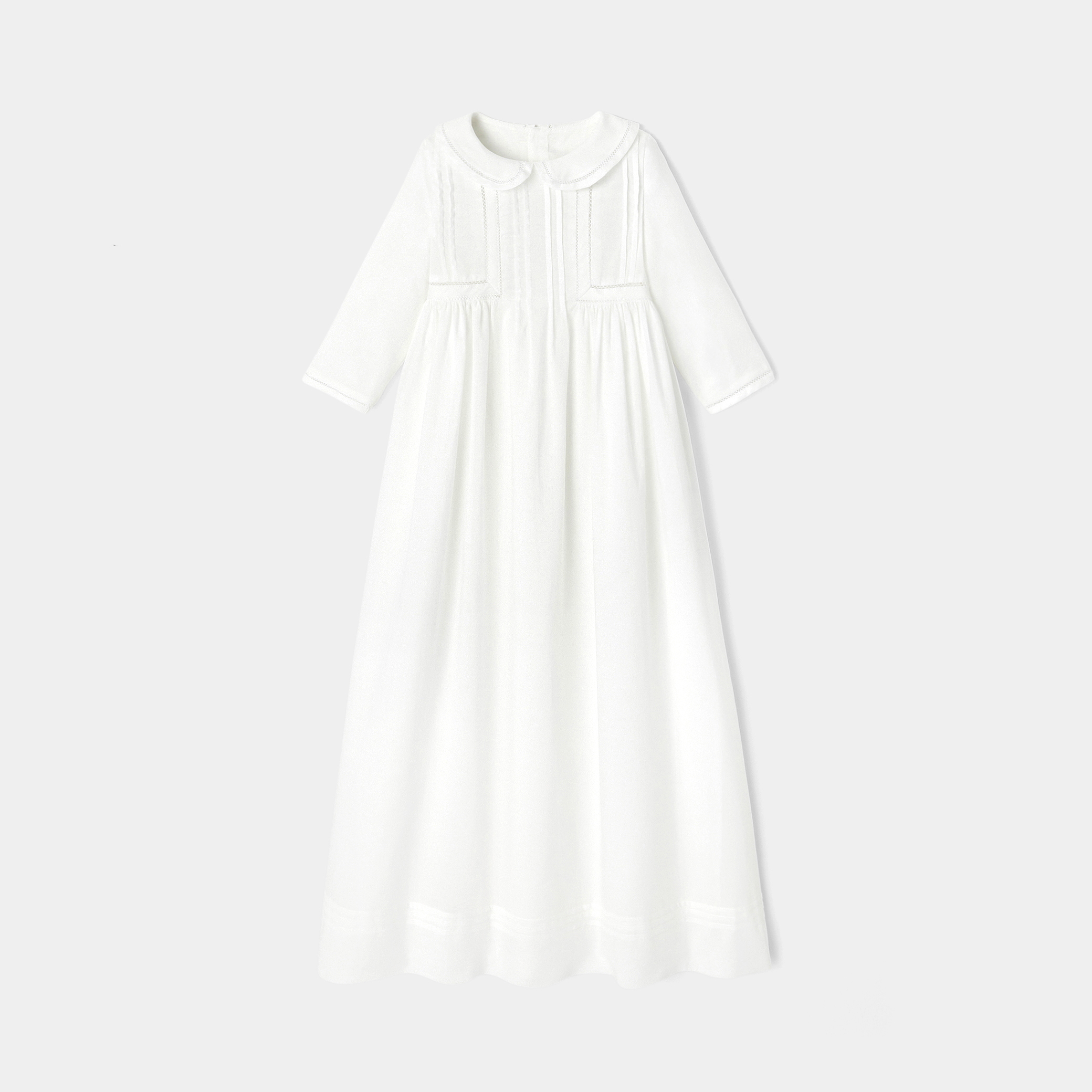 Jacadi - Vestido comprido de cerimónia bebé menina - BRANCO JACADI