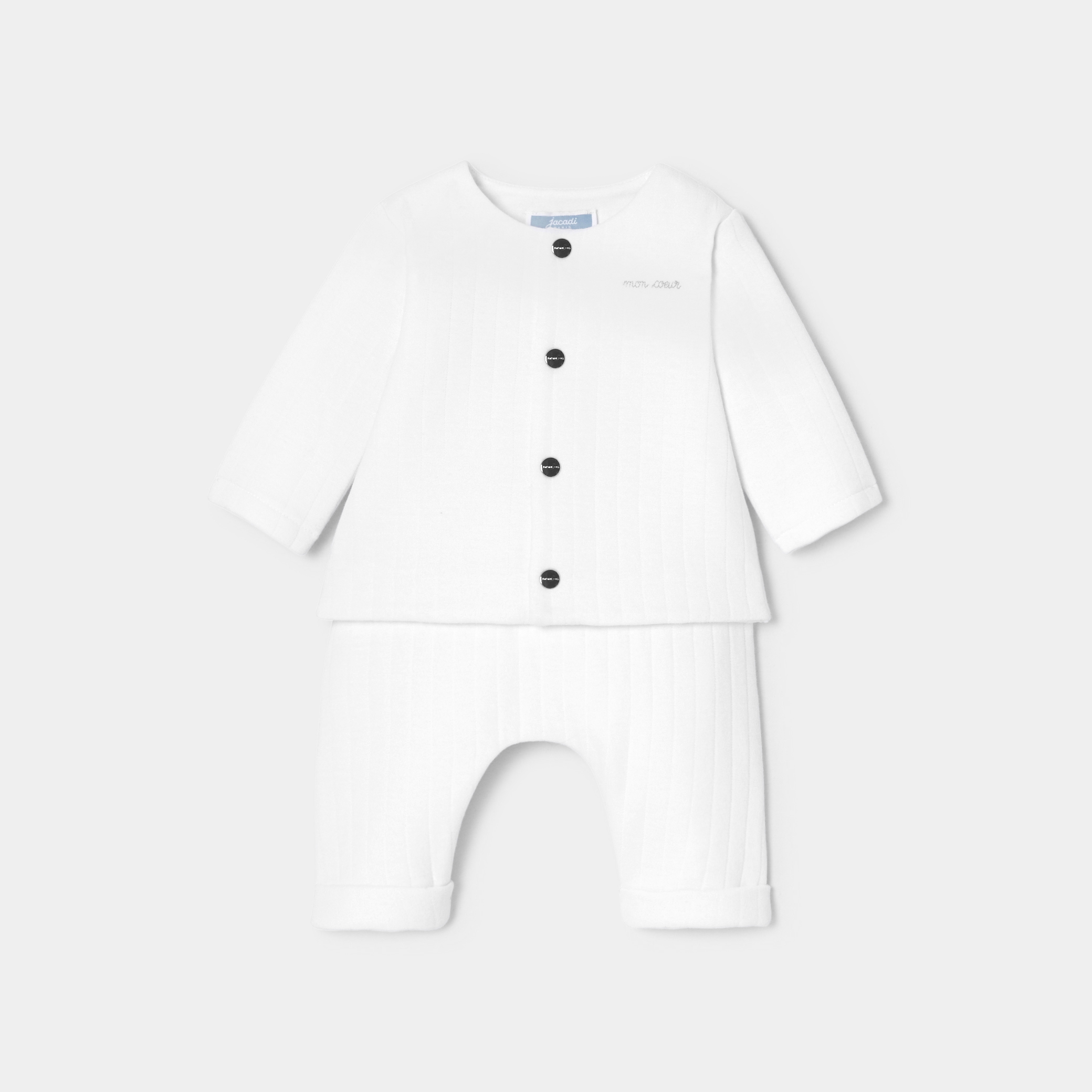 Jacadi - Conjunto de conforto para bebé - BRANCO JACADI - Presente de nascimento ideal