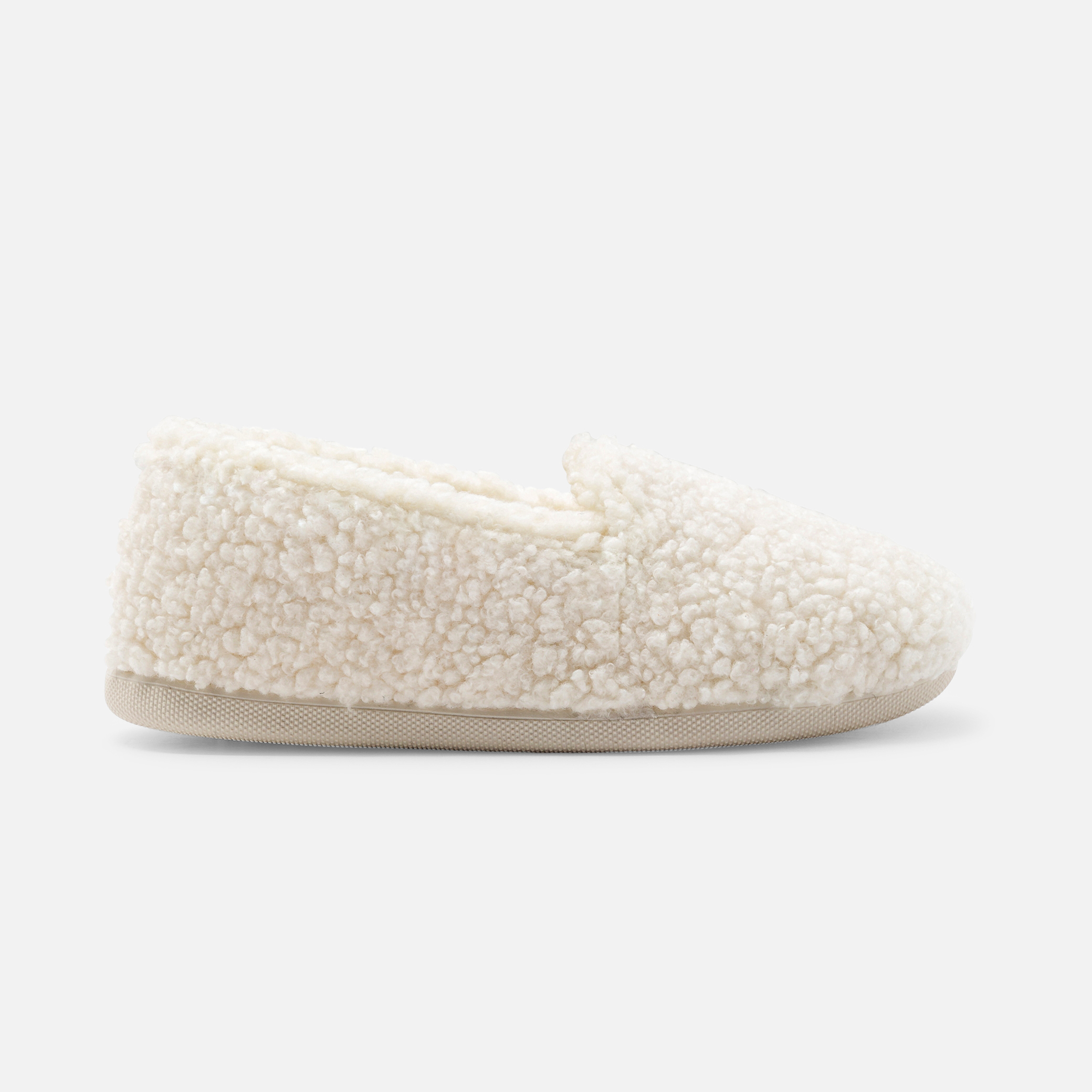 Jacadi - Pantufas em sherpa criança menina - BRUTO/BEGE