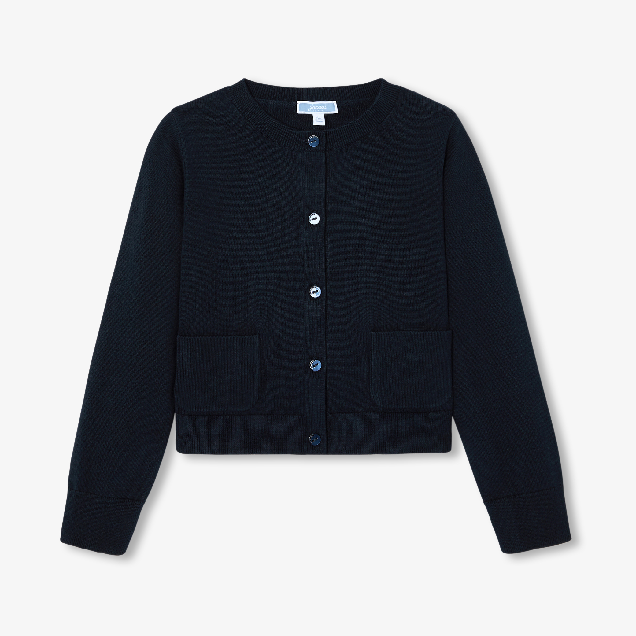 Jacadi - Cardigan criança menina de jersey - MARINHO JACADI