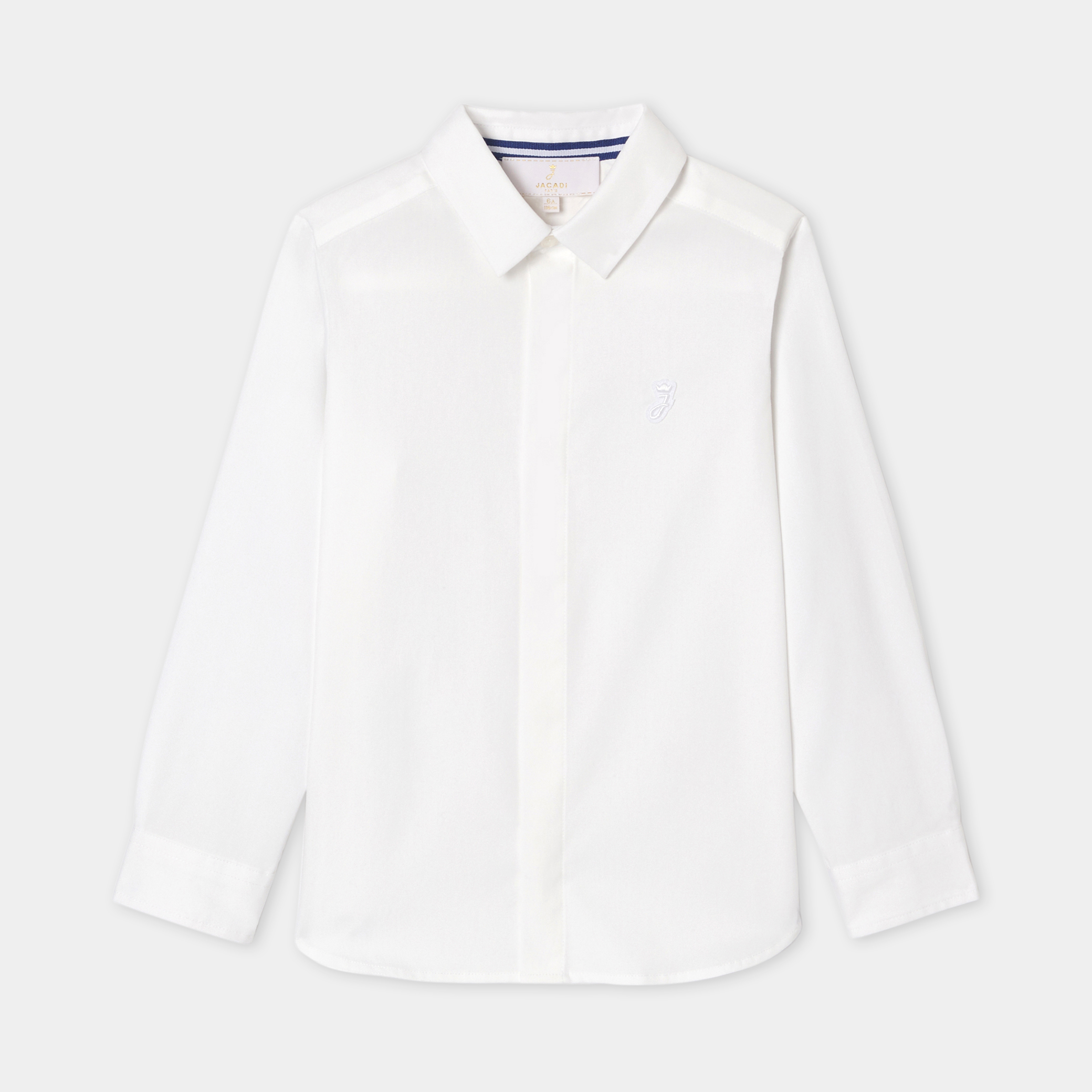Jacadi - Camisa criança em tecido Oxford - BRANCO JACADI