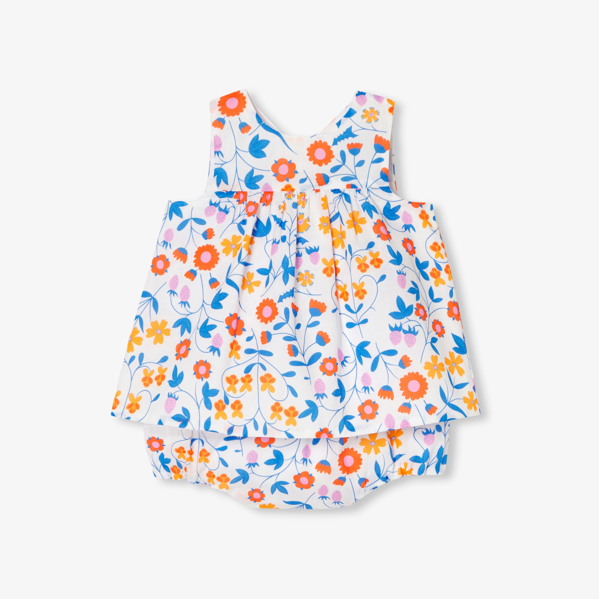 Jacadi - Conjunto de nascimento para bebé menina - BRANCO/MÚLTICO - Presente de nascimento ideal