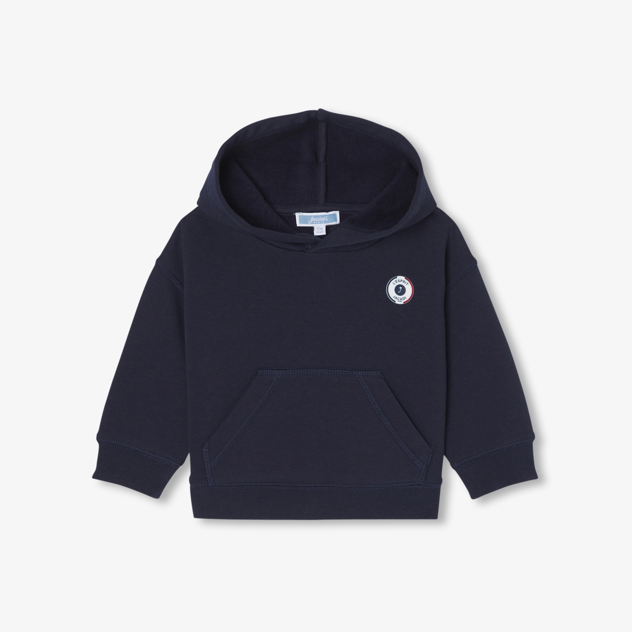 Jacadi - Sweat com capuz bebé menino - MARINHO JACADI
