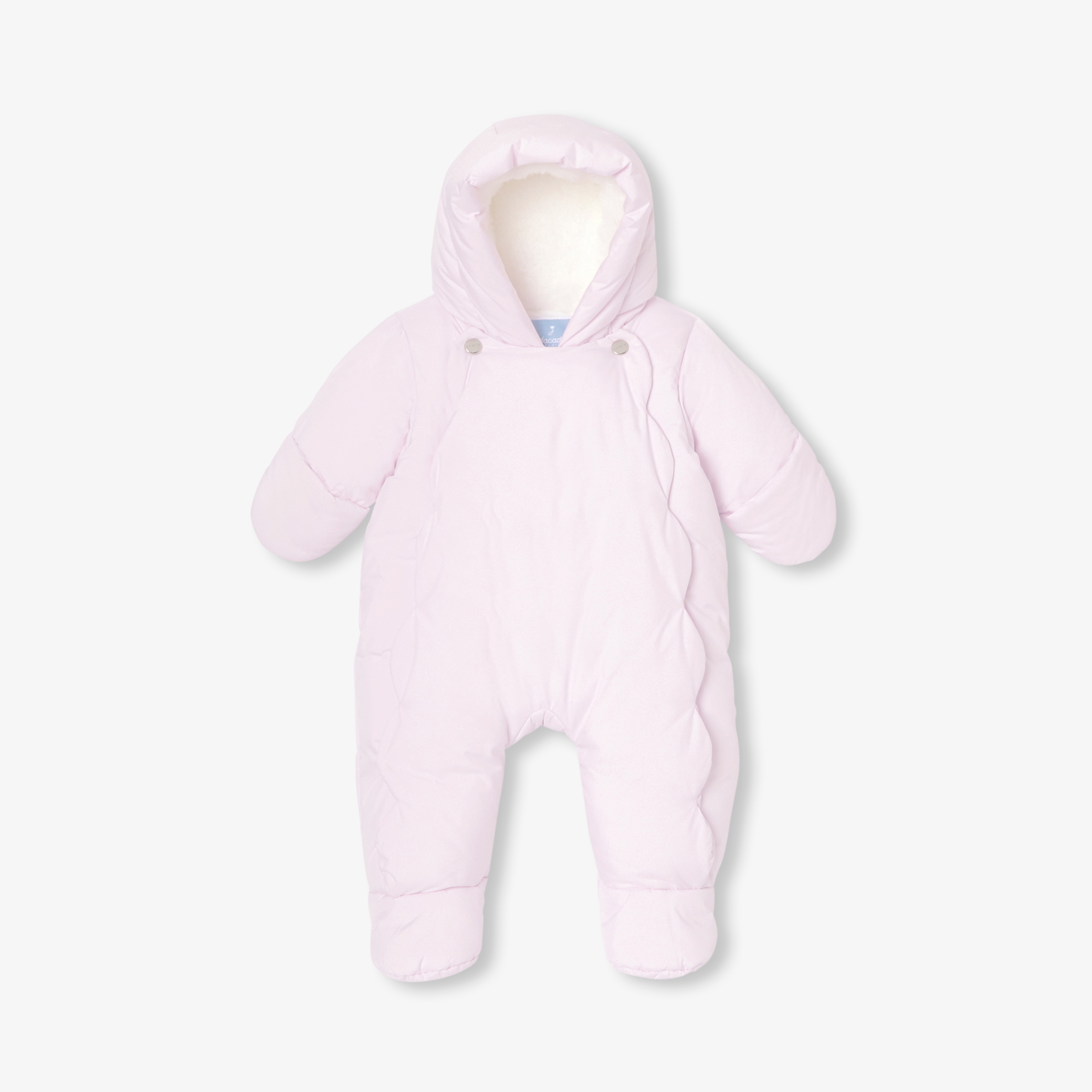 Jacadi - Macacão integral em nylon - ROSA CLARO EM PÓ