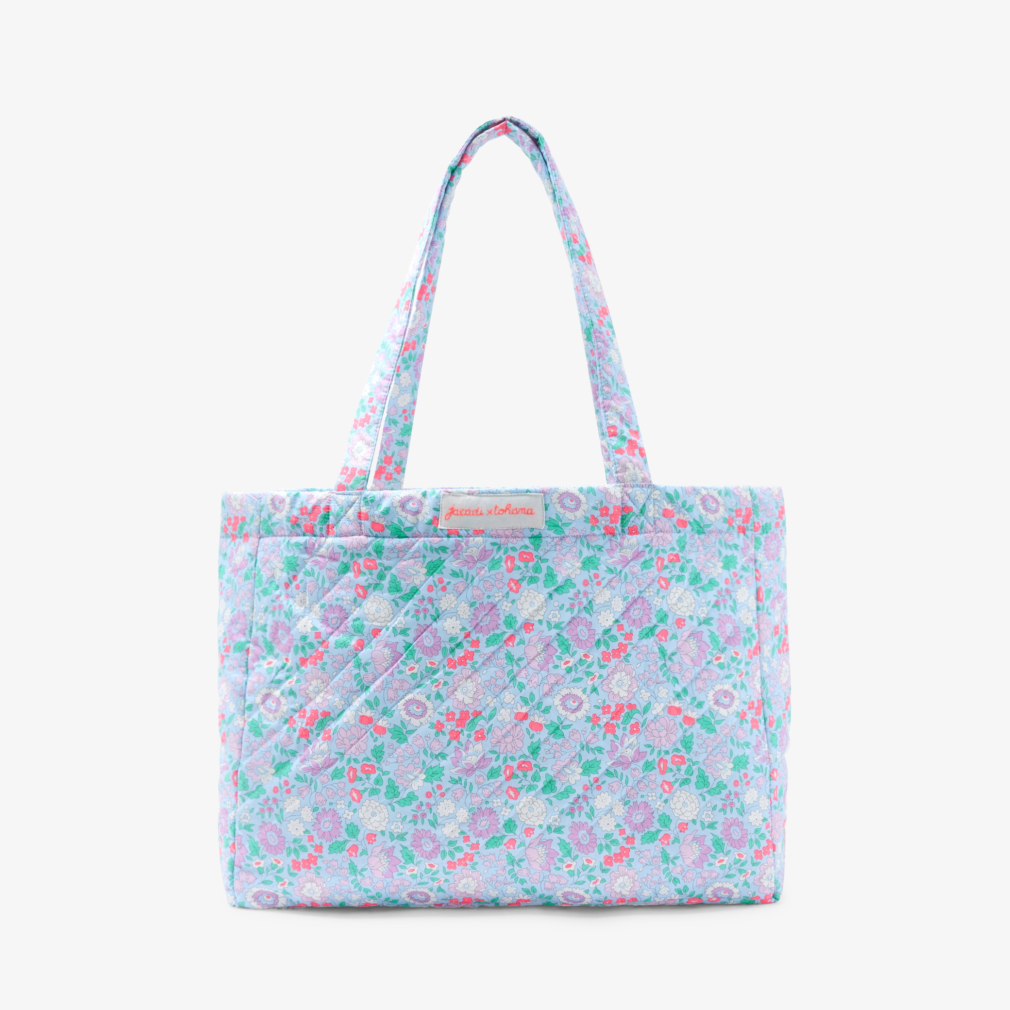 Jacadi - Saco em tecido Liberty - Jacadi X Tohana - ROSA/AZUL
