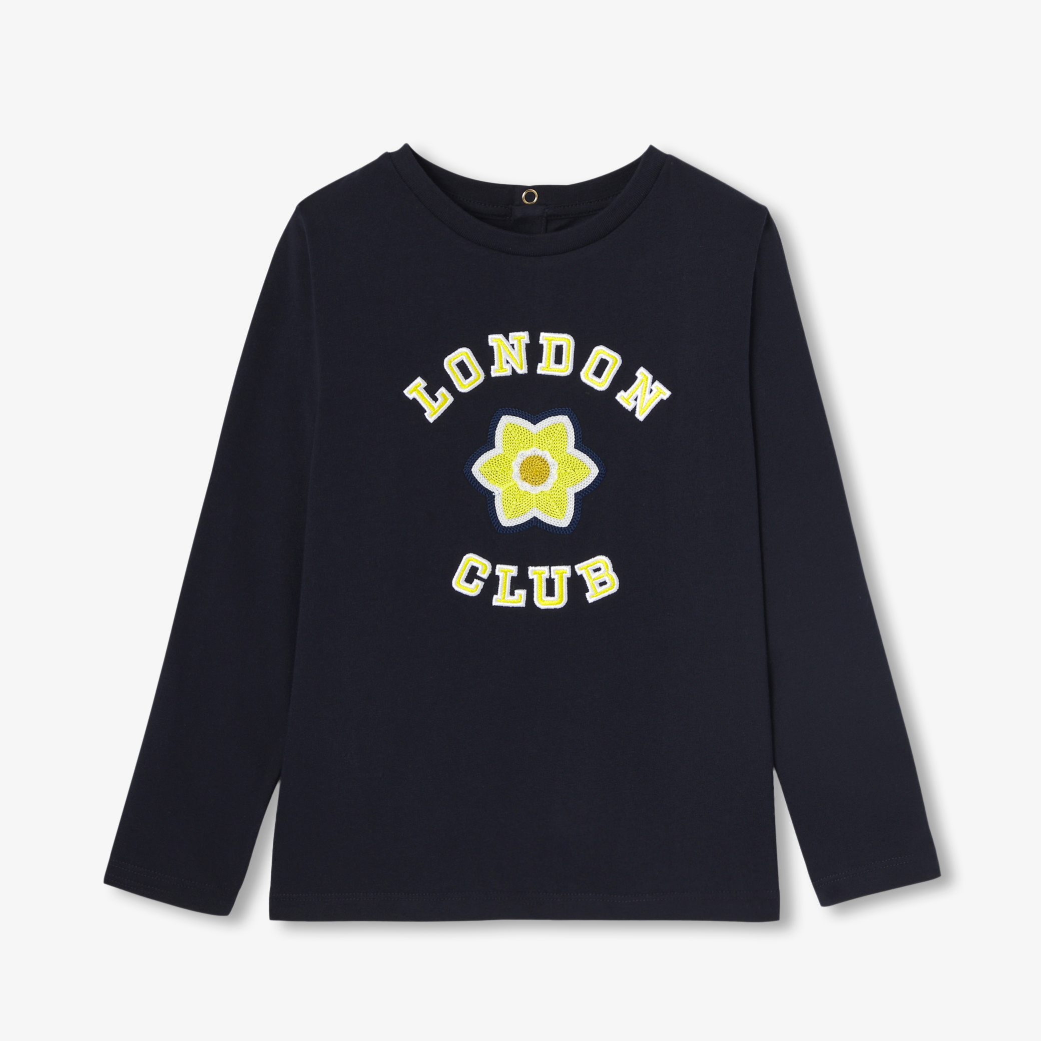 Jacadi - T-shirt de manga comprida para menina - MARINHO JACADI