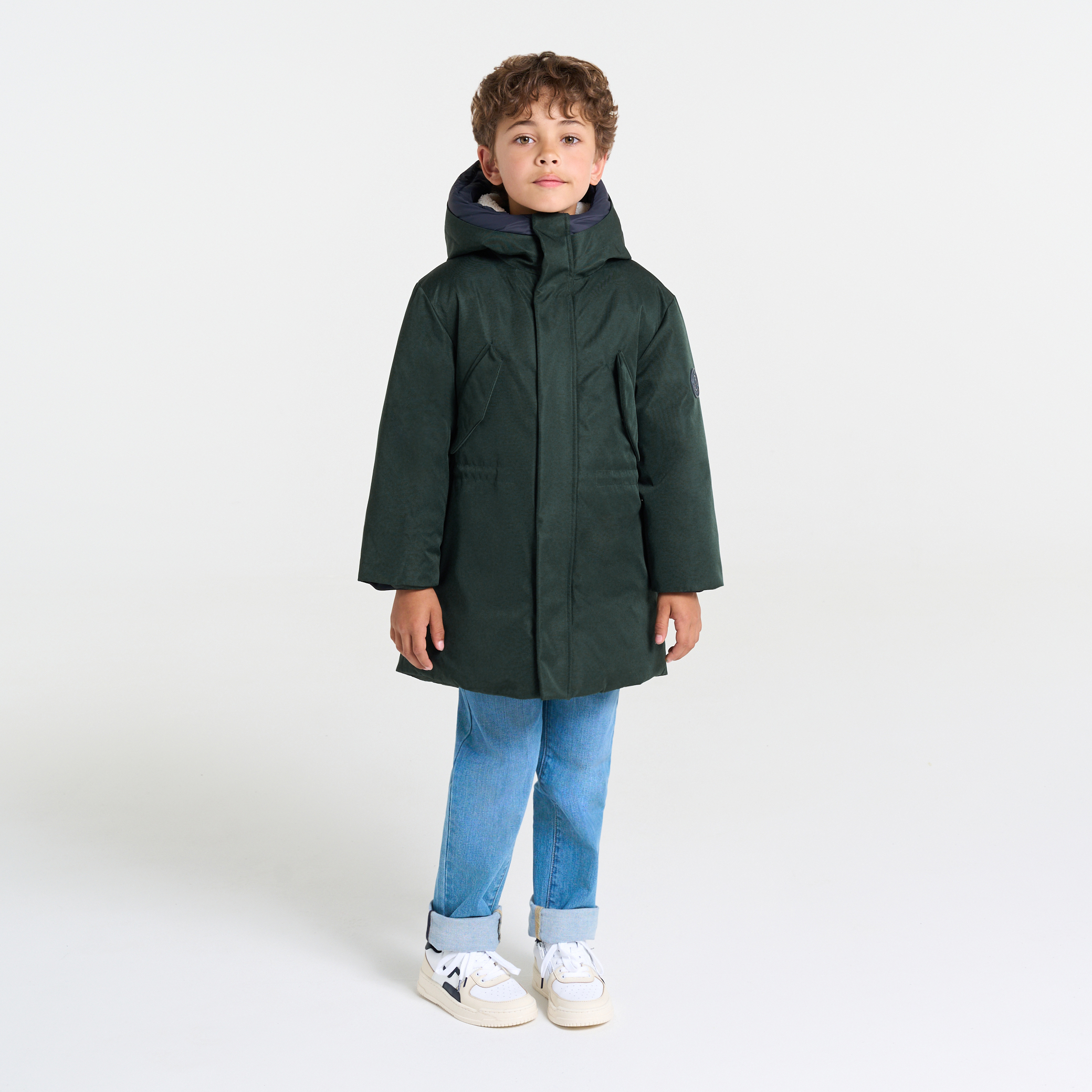 Jacadi - Parka criança - VERDE ABETO