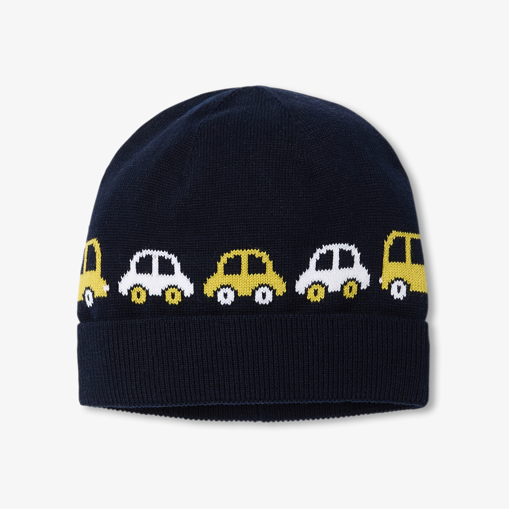 Jacadi - Gorro de bebé menino com motivo de carro - MARINHO JACADI