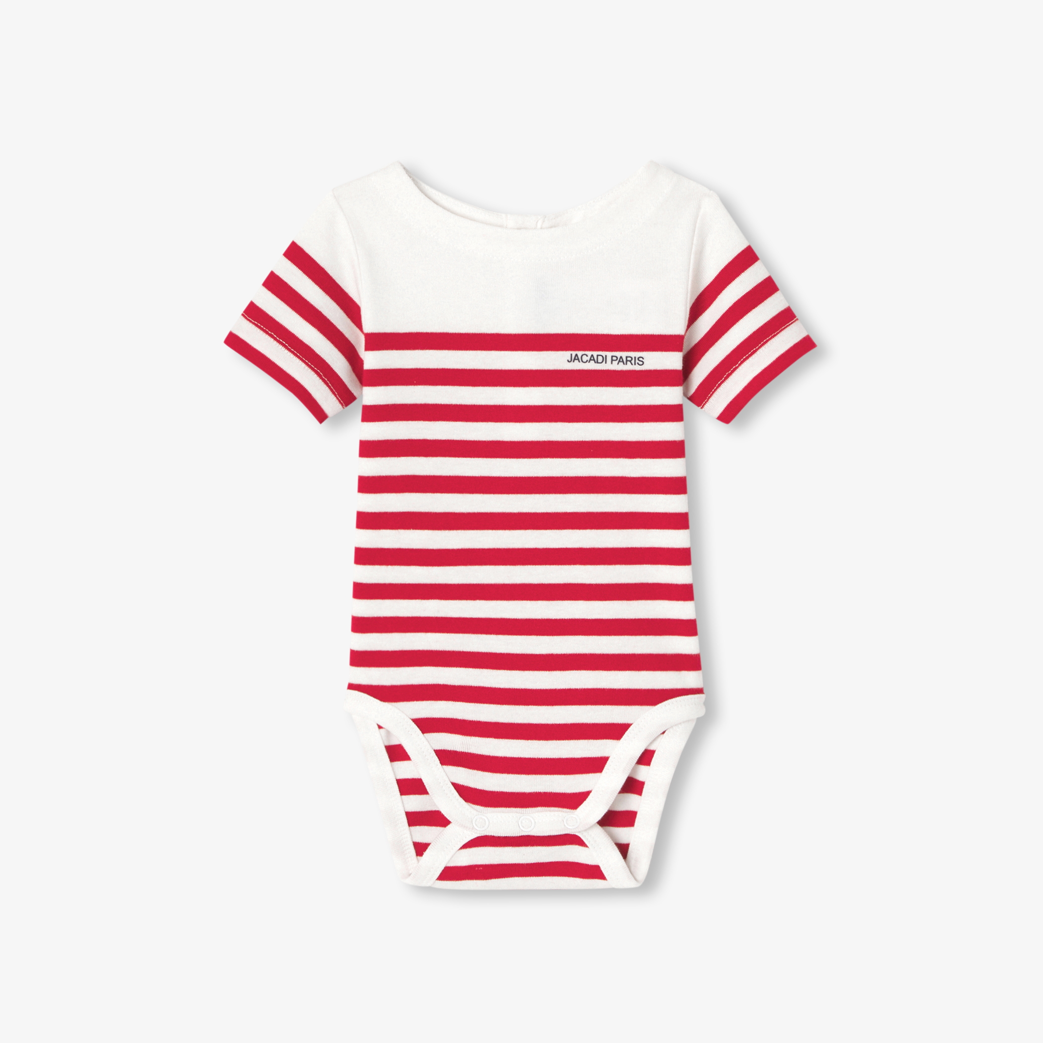 Jacadi - Body para bebé menino estilo marinheiro - BRANCO/VERMELHO - Presente de nascimento ideal
