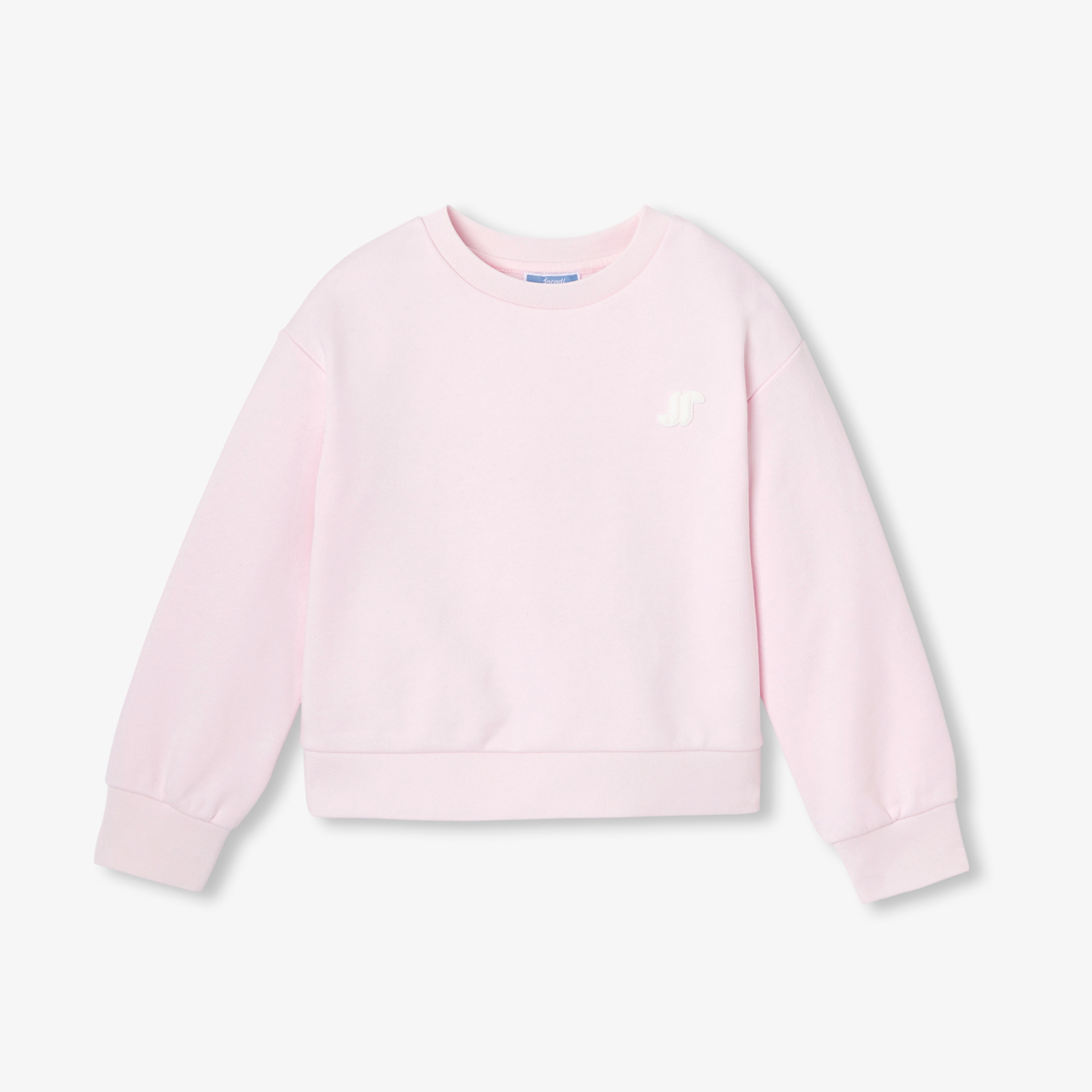 Jacadi - Sweat para menina em moletão - ROSA EM PÓ JACADI