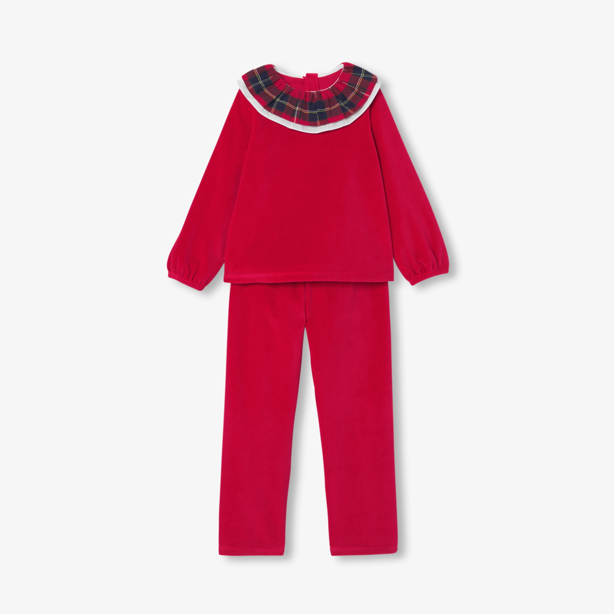 Jacadi - Pijama de Natal para menina - VERMELHO PAPOILA