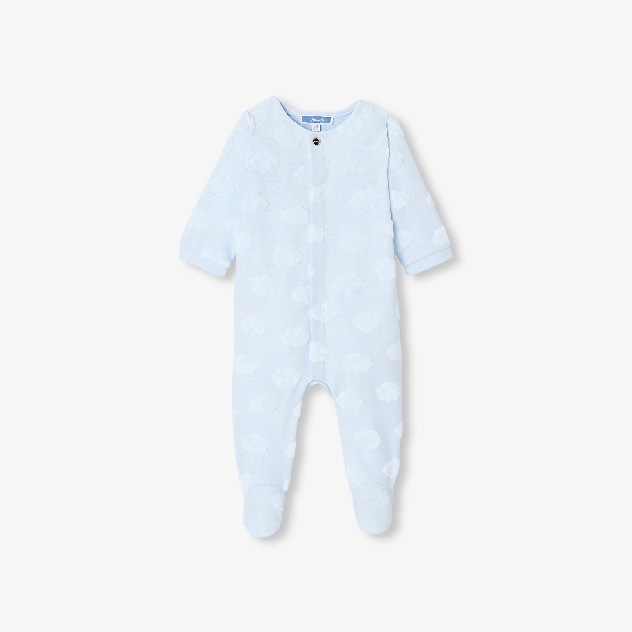 Jacadi - Pijama bebé de jersey para menino - AZUL PÁLIDO - Presente de nascimento ideal