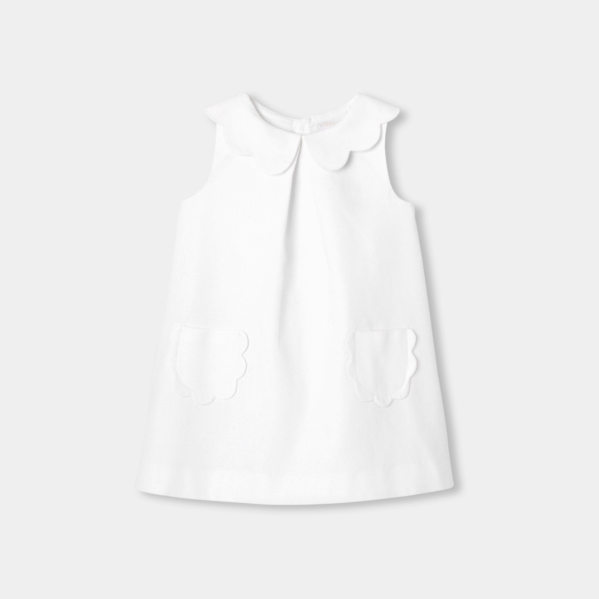 Jacadi - Vestido de cerimónia com corte trapézio para bebé menina - BRANCO JACADI