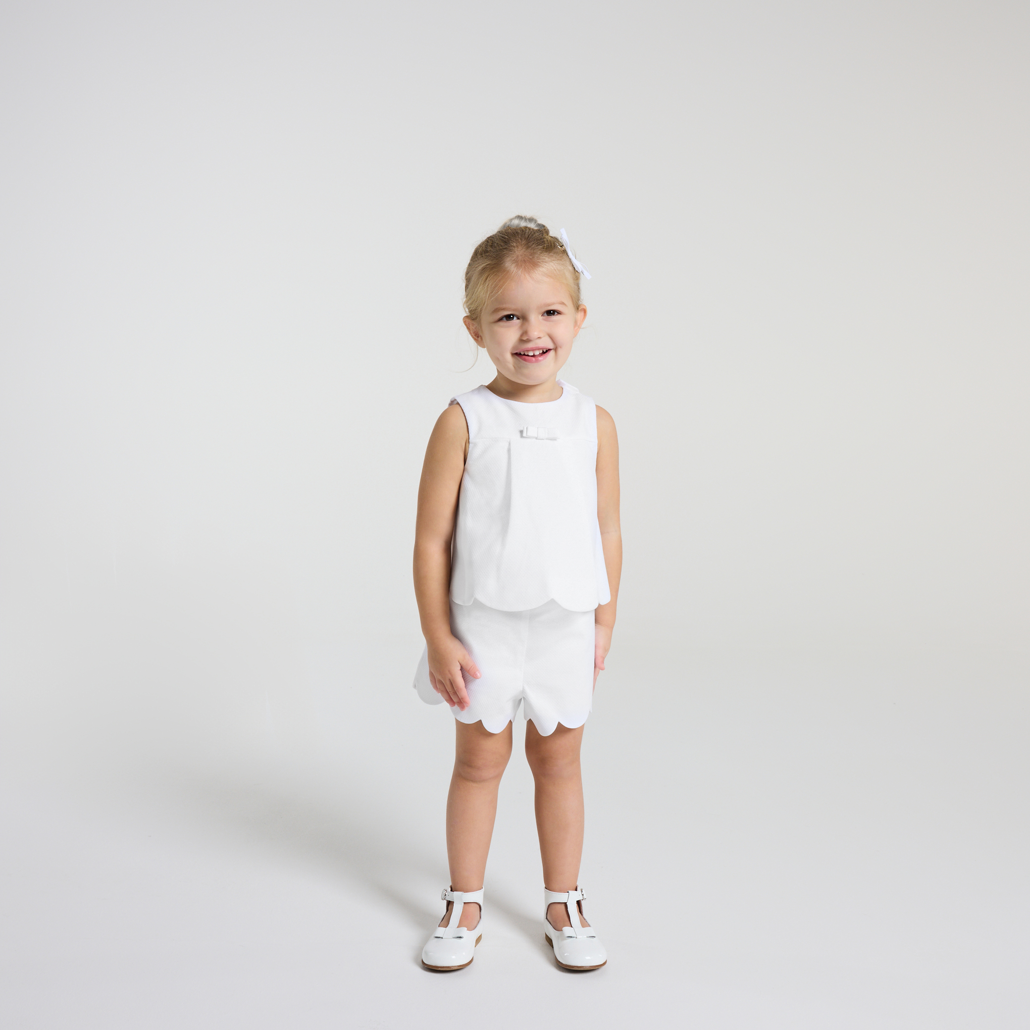 Jacadi - Conjunto de cerimónia para bebé menina - BRANCO JACADI