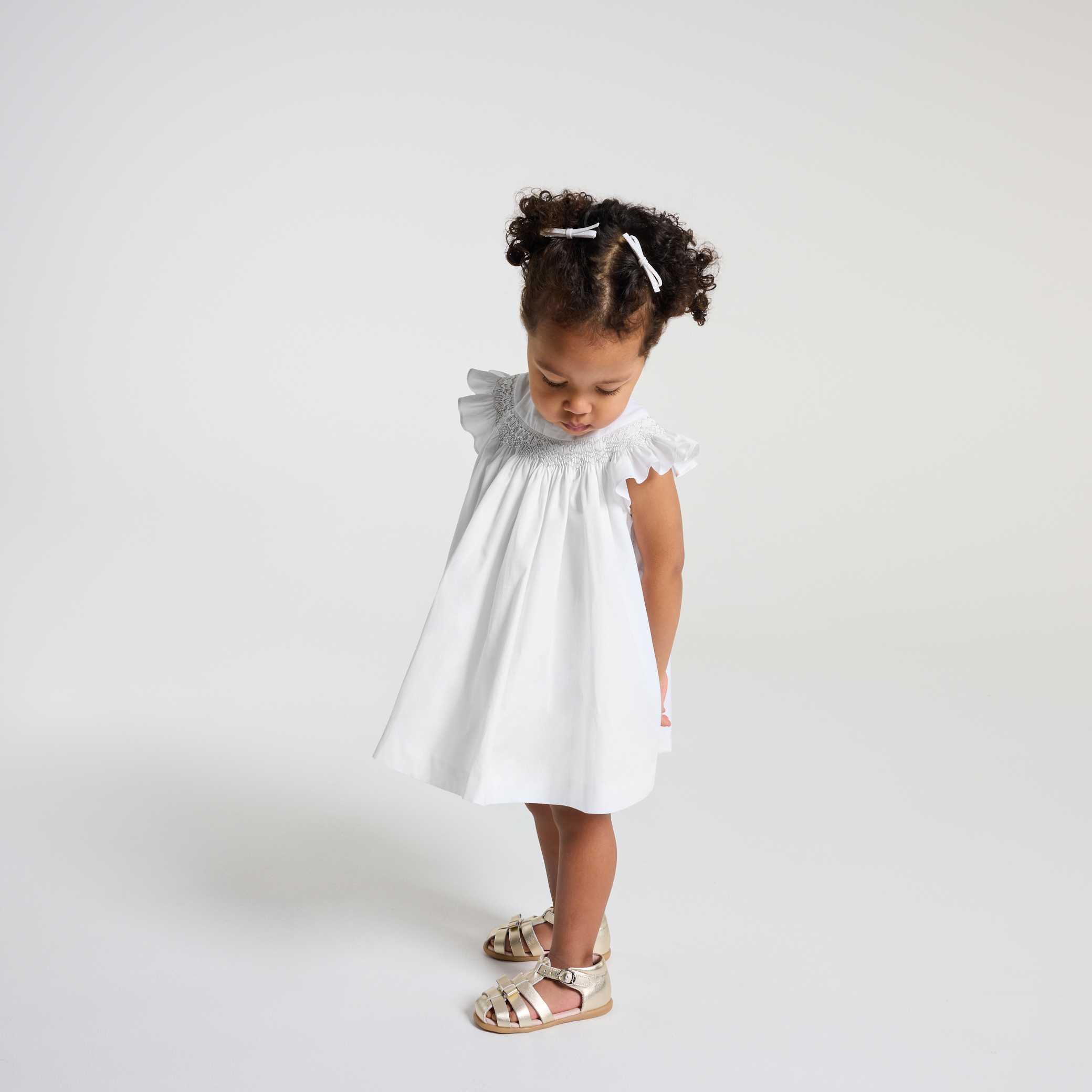 Jacadi - Vestido de cerimónia para bebé menina - BRANCO JACADI