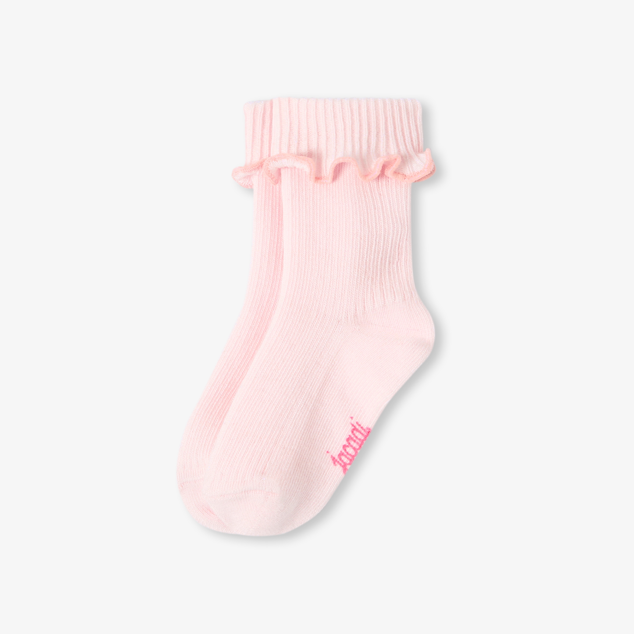 Jacadi - Conjunto de meias para bebé menina com dobra - ROSA EM PÓ JACADI