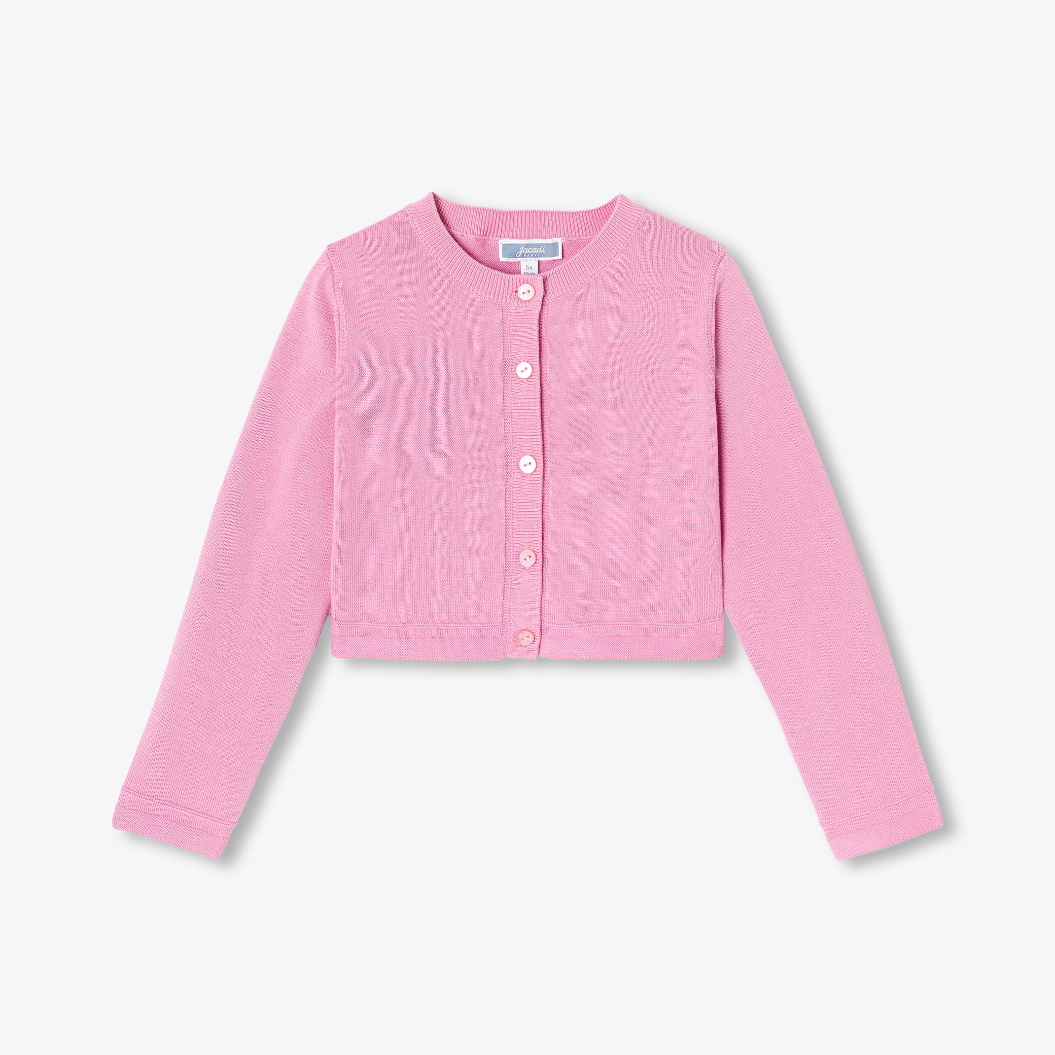 Jacadi - Cardigã para menina em jersey - LILAS CLAIR