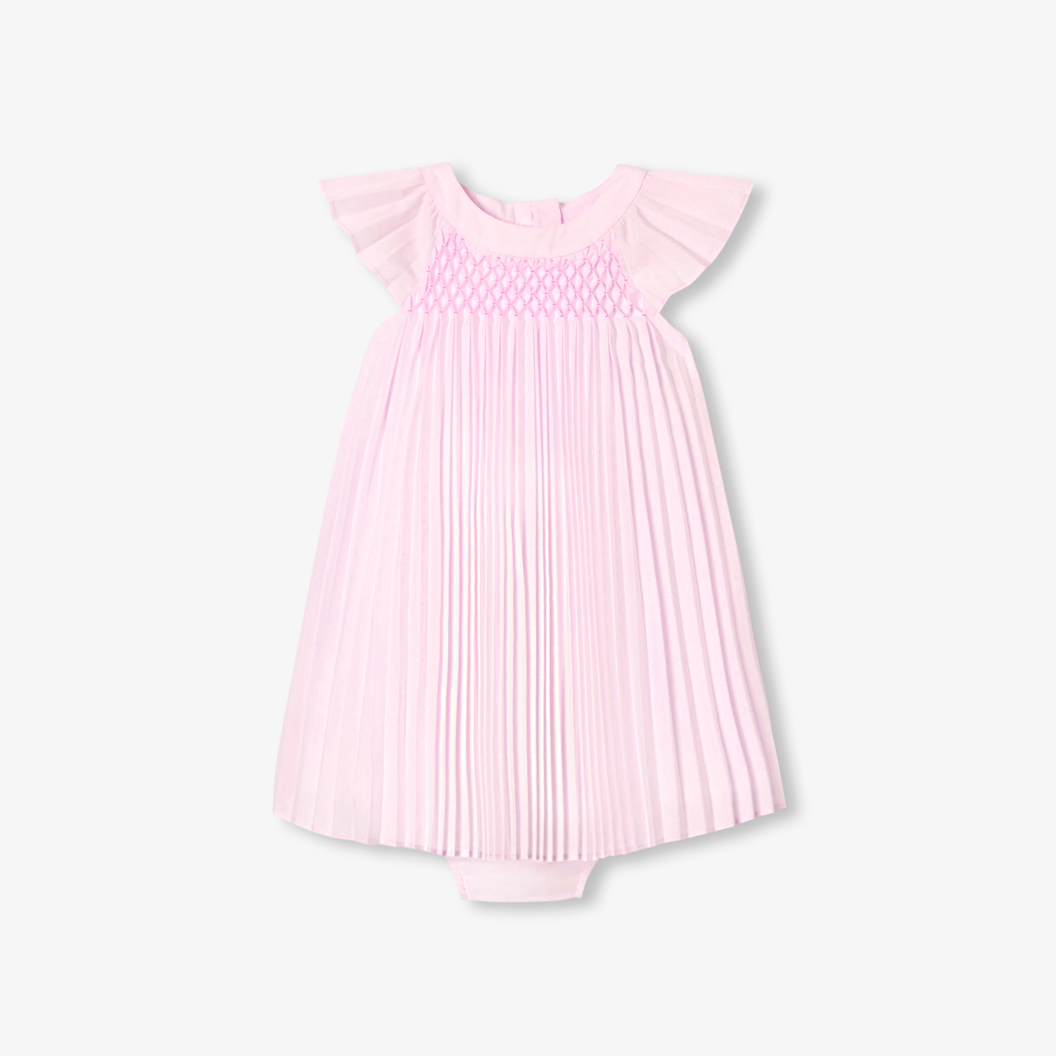 Jacadi - Vestido de cerimónia para bebé menina - ROSA EM PÓ JACADI