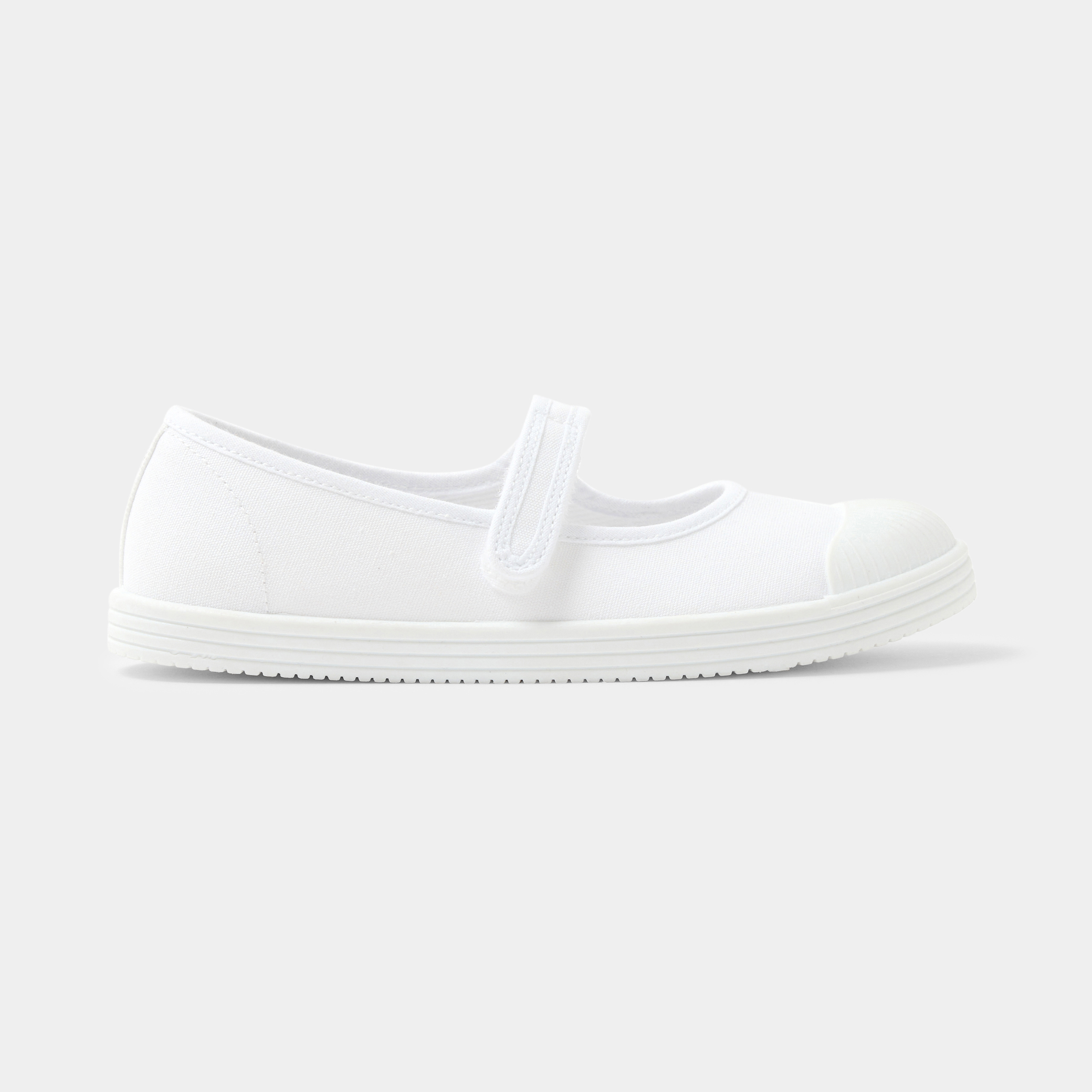 Jacadi - Sapatos Mary Jane em lona para menina - BRANCO JACADI