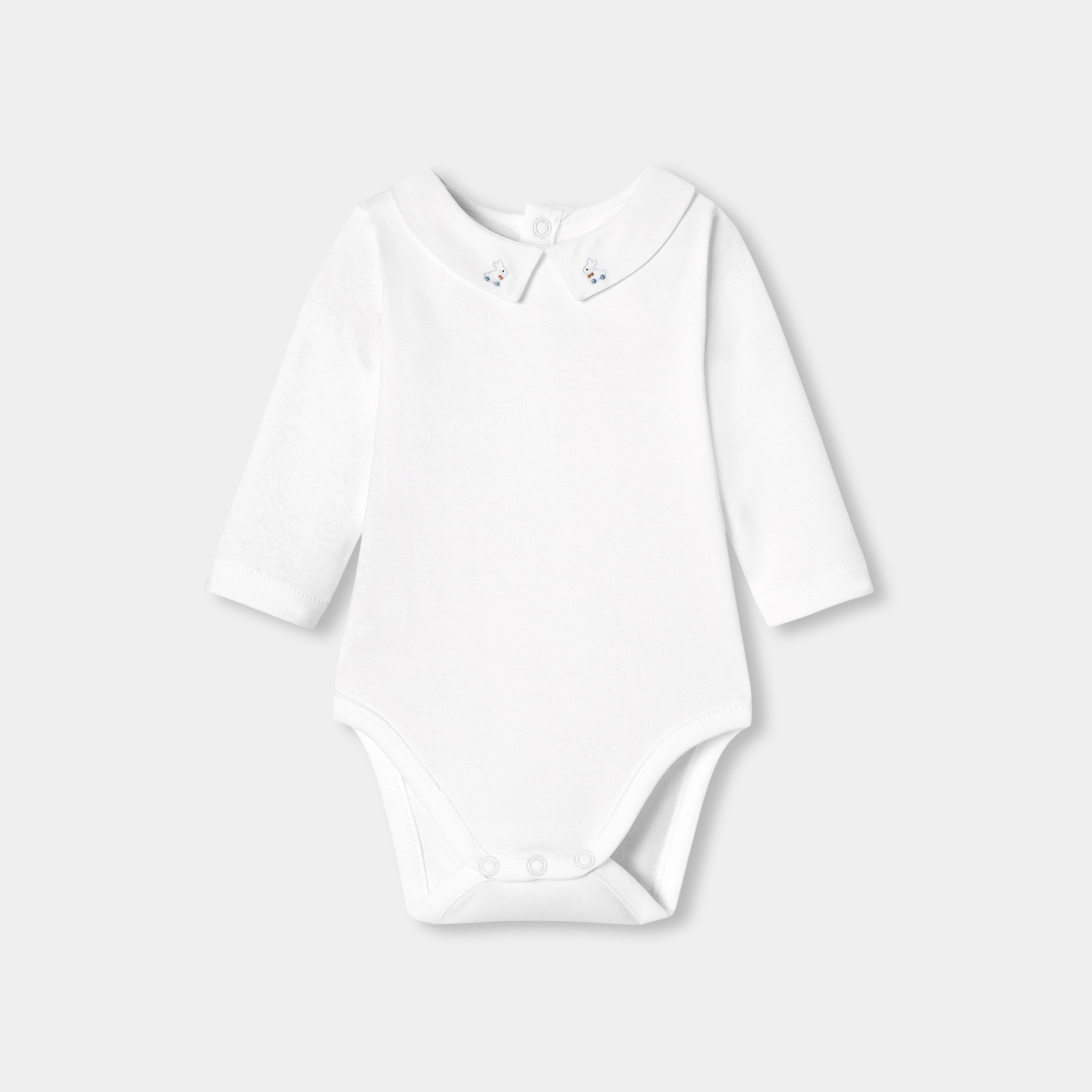 Jacadi - Body de mangas compridas para bebé menino - BRANCO JACADI