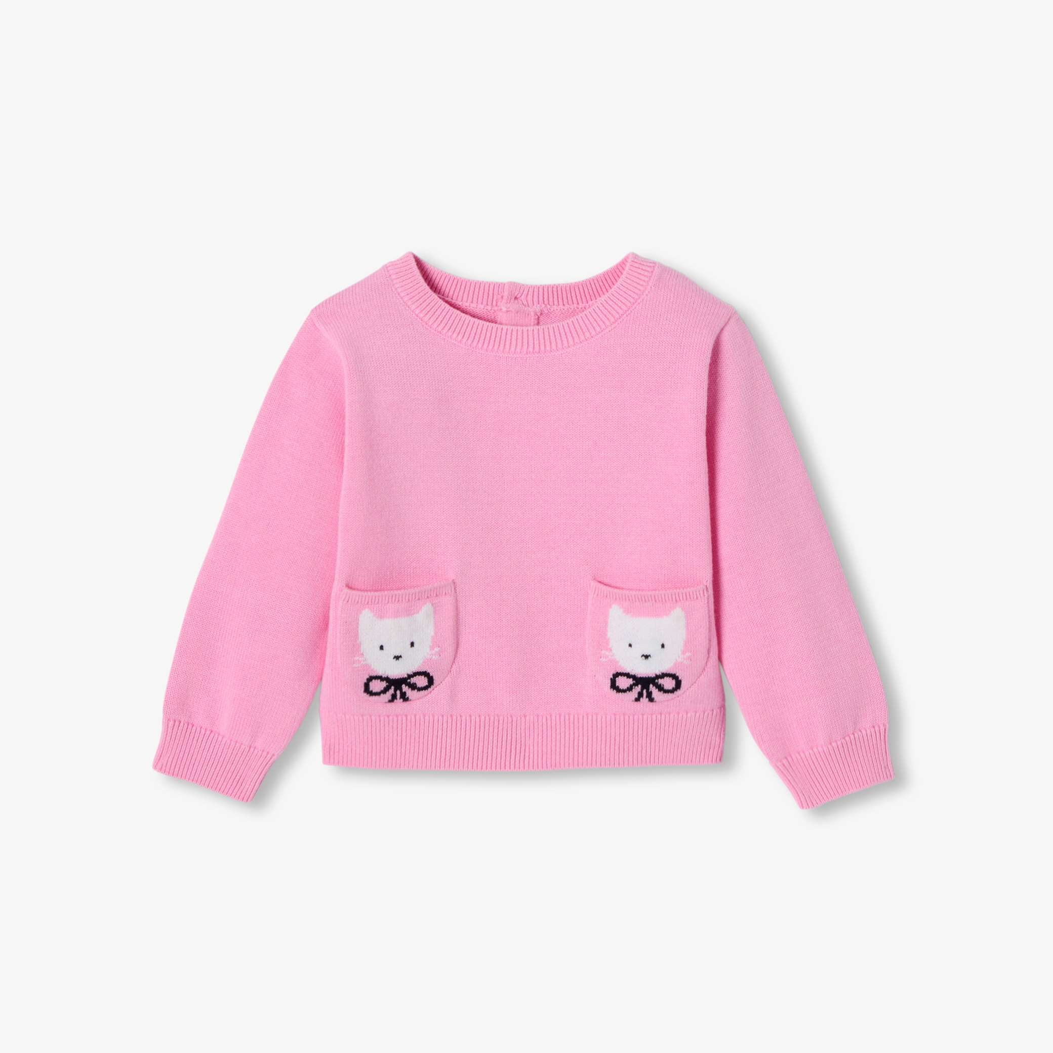 Jacadi - Camisola bebé menina em algodão - ROSA TENRA