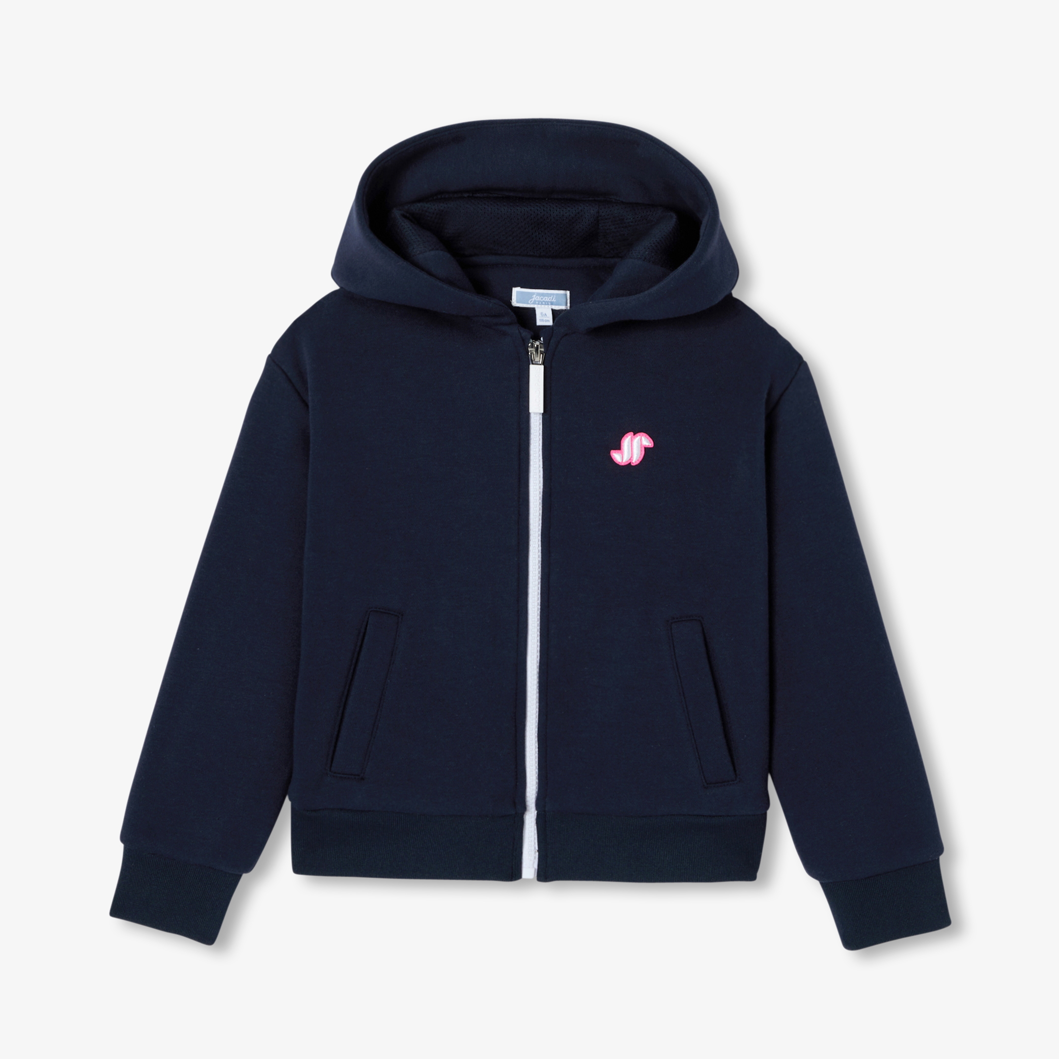 Jacadi - Sweat com fecho de correr menina - MARINHO JACADI