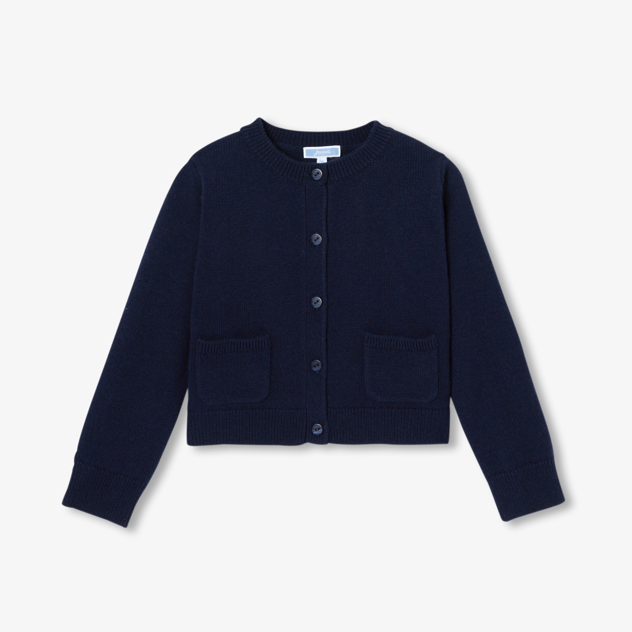 Jacadi - Cardigan de mistura de lã menina - MARINHO JACADI