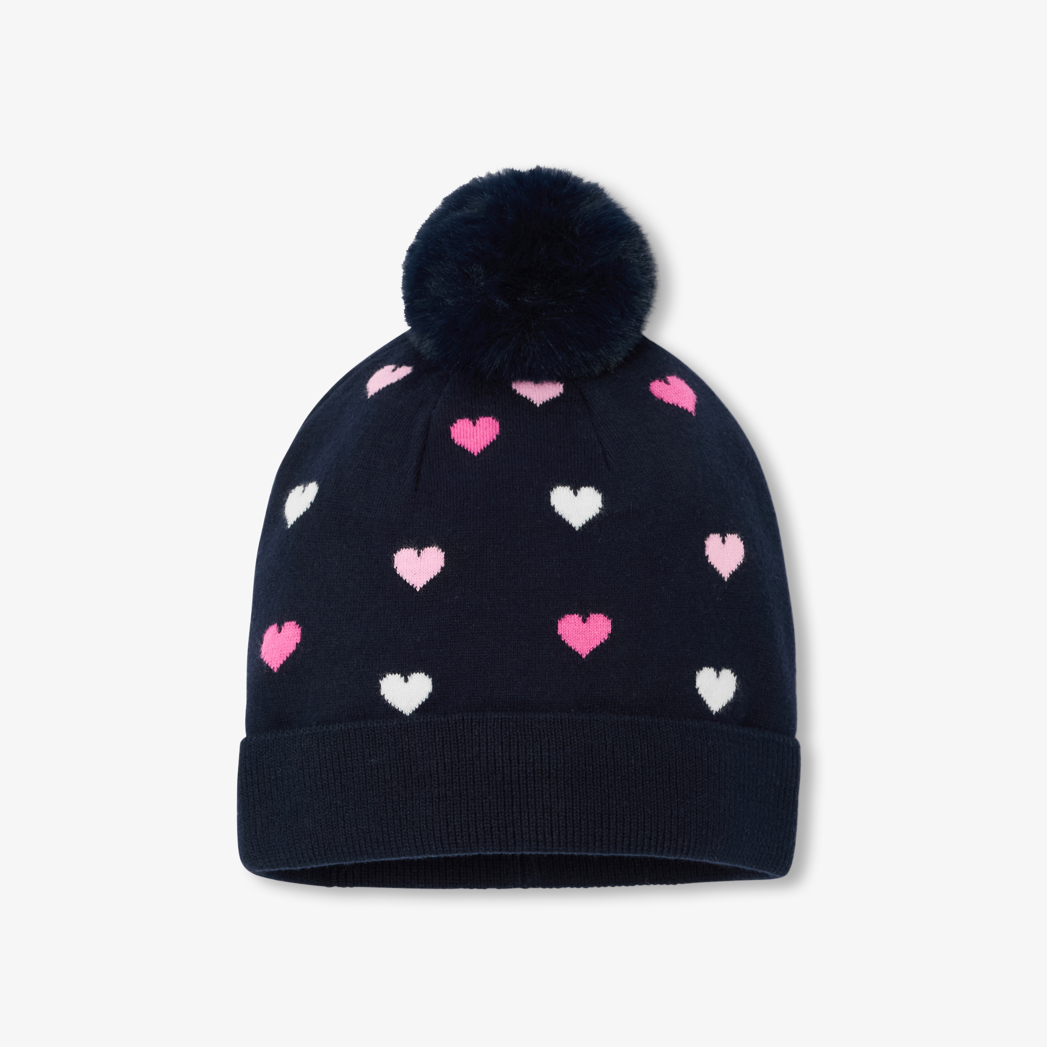 Jacadi - Gorro forrado com tecido micropolar menina - MARINHO/MÚLTICO