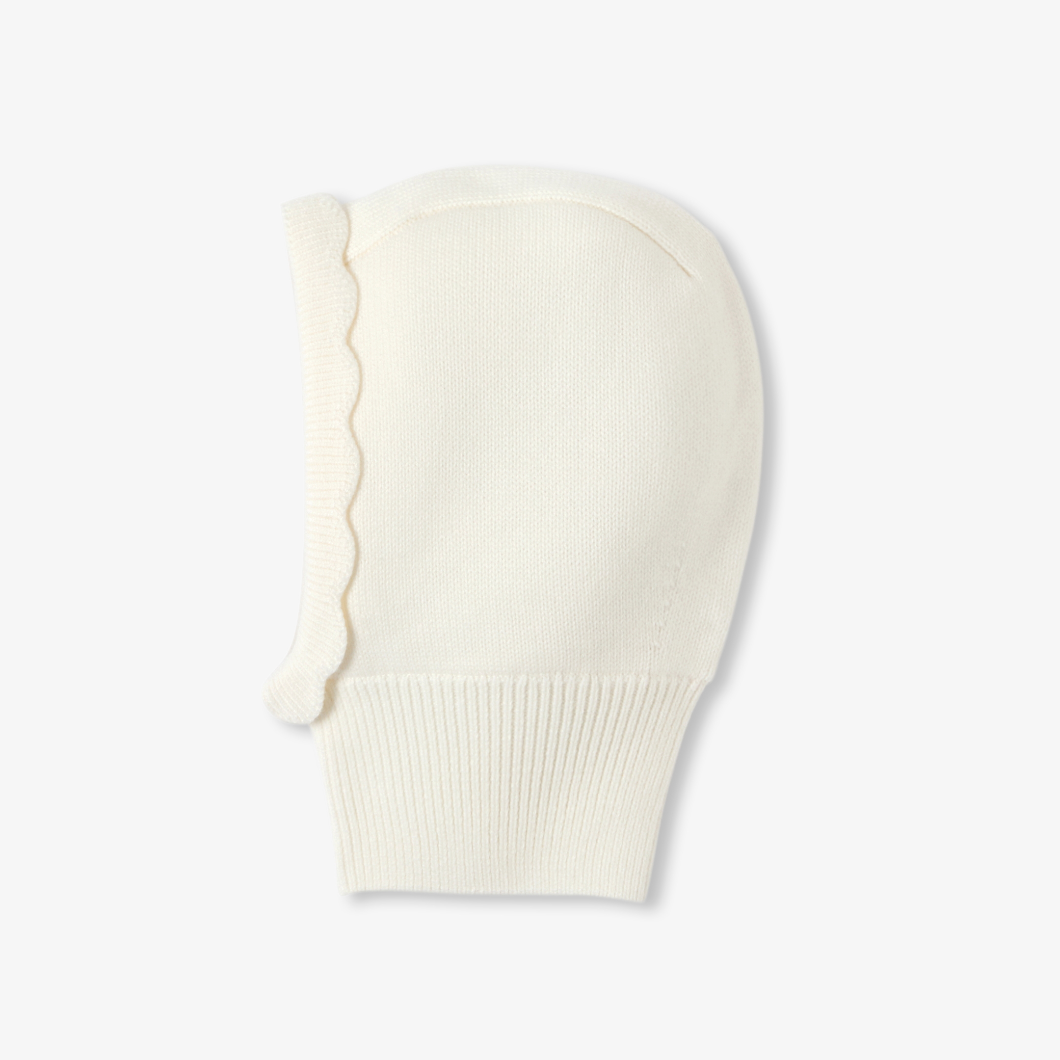 Jacadi - Balaclava bebé menina em malha forrada - BRANCO SUAVE JACADI