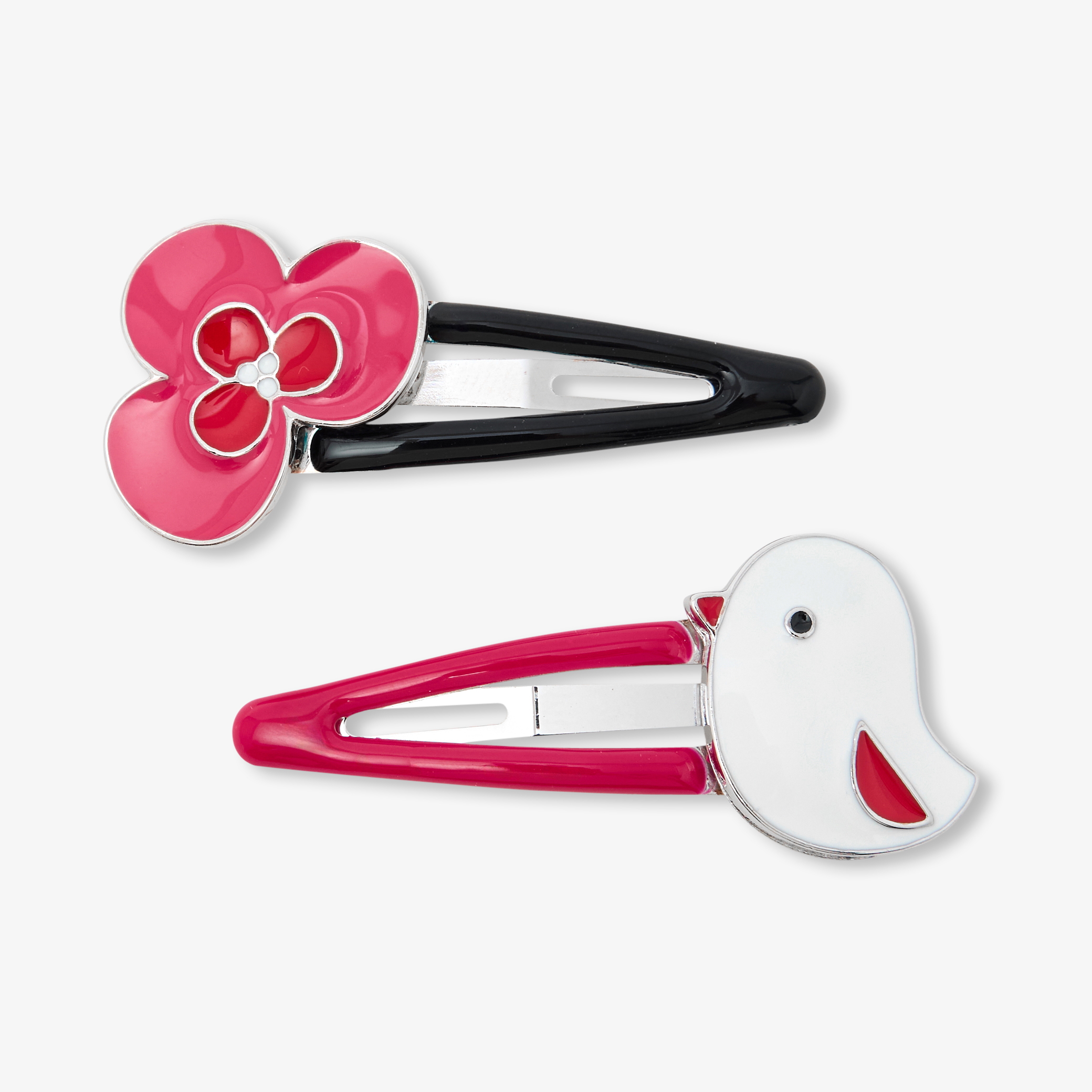 Jacadi - Duo de ganchos cabelo bebé menina - ROSA/AZUL