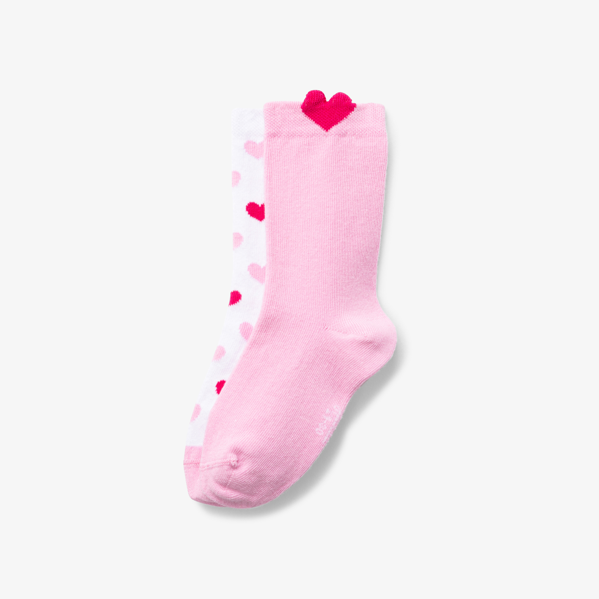Jacadi - Duo de meias menina - ROSA/BRANCO