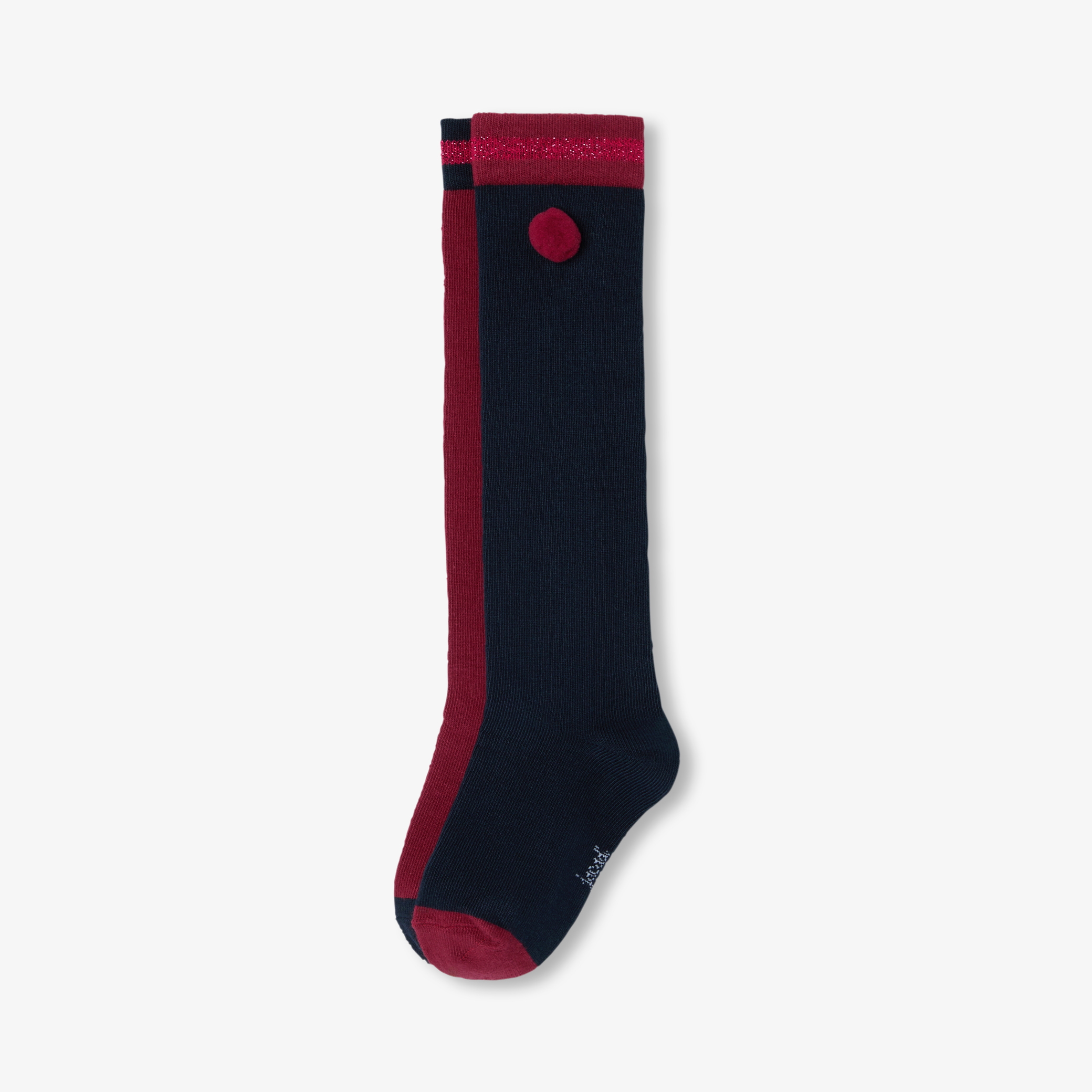 Jacadi - Duo de meias altas menina - VERMELHO/MÚLTICO
