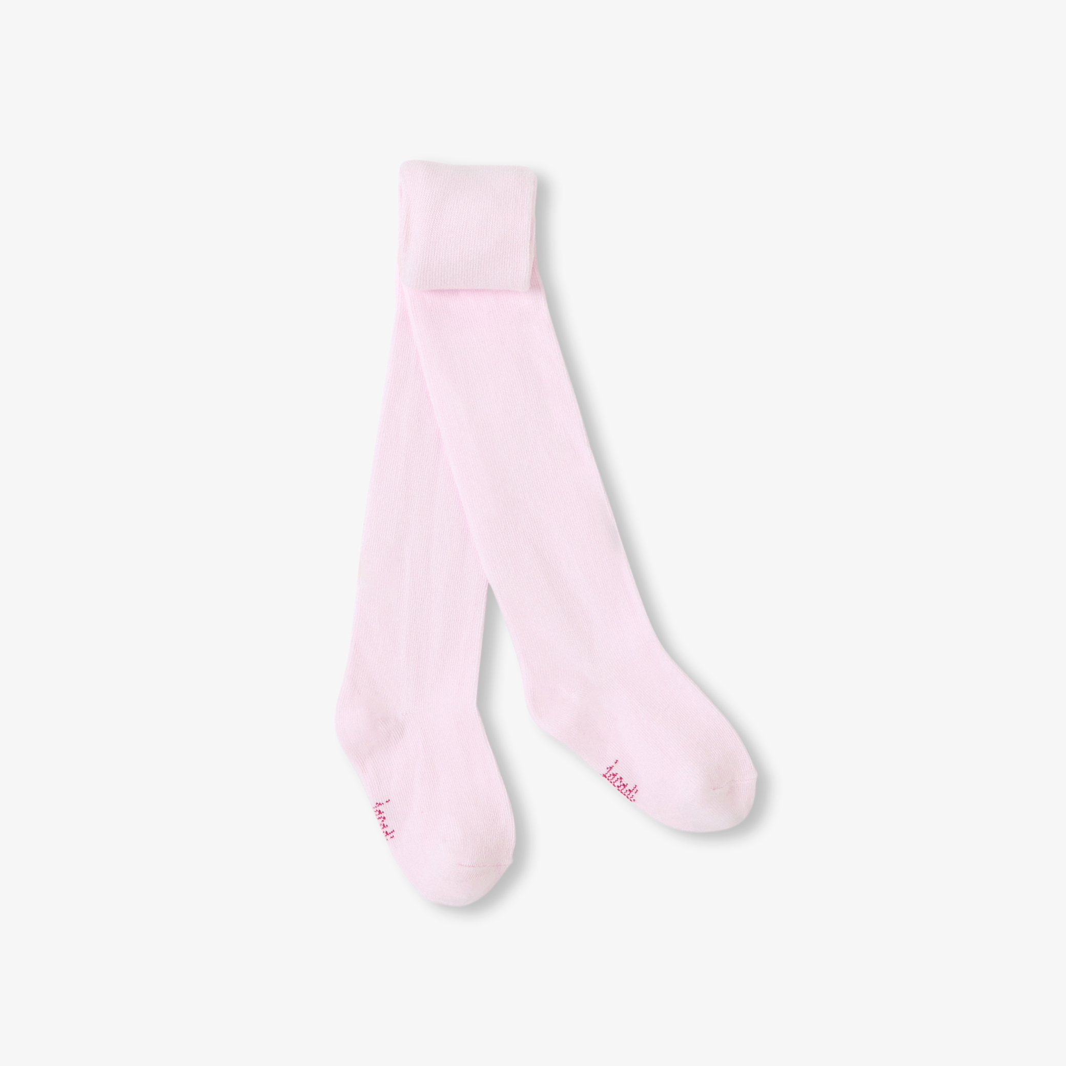 Jacadi - Collants bebé menina de algodão jersey - ROSA EM PÓ JACADI