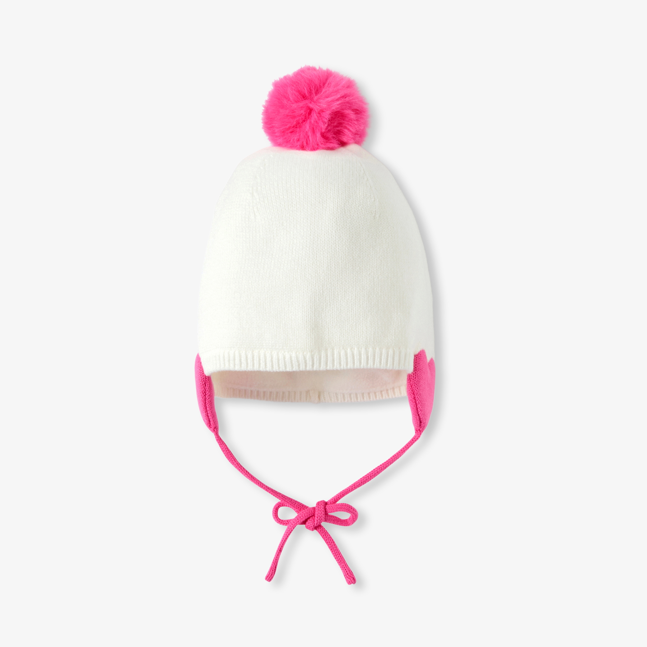 Jacadi - Gorro bebé menina em algodão - BRANCO/MÚLTICO