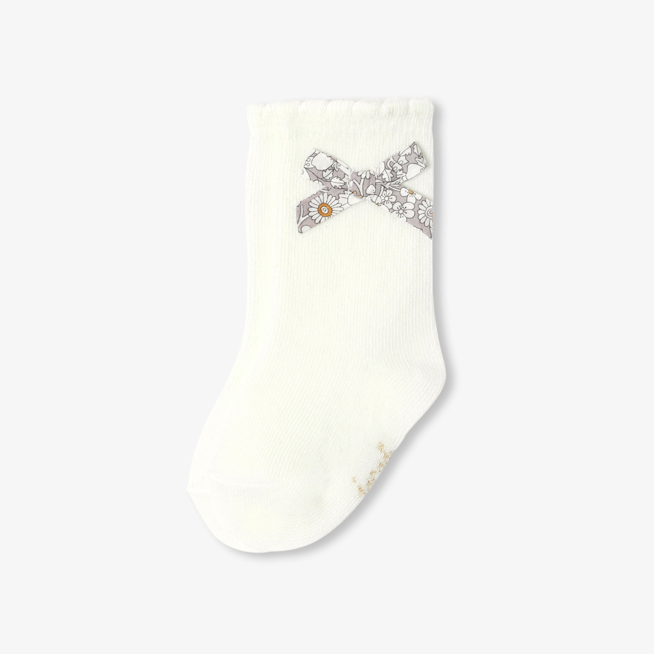Jacadi - Meias altas para bebé menina - BRANCO SUAVE JACADI - Presente de nascimento ideal