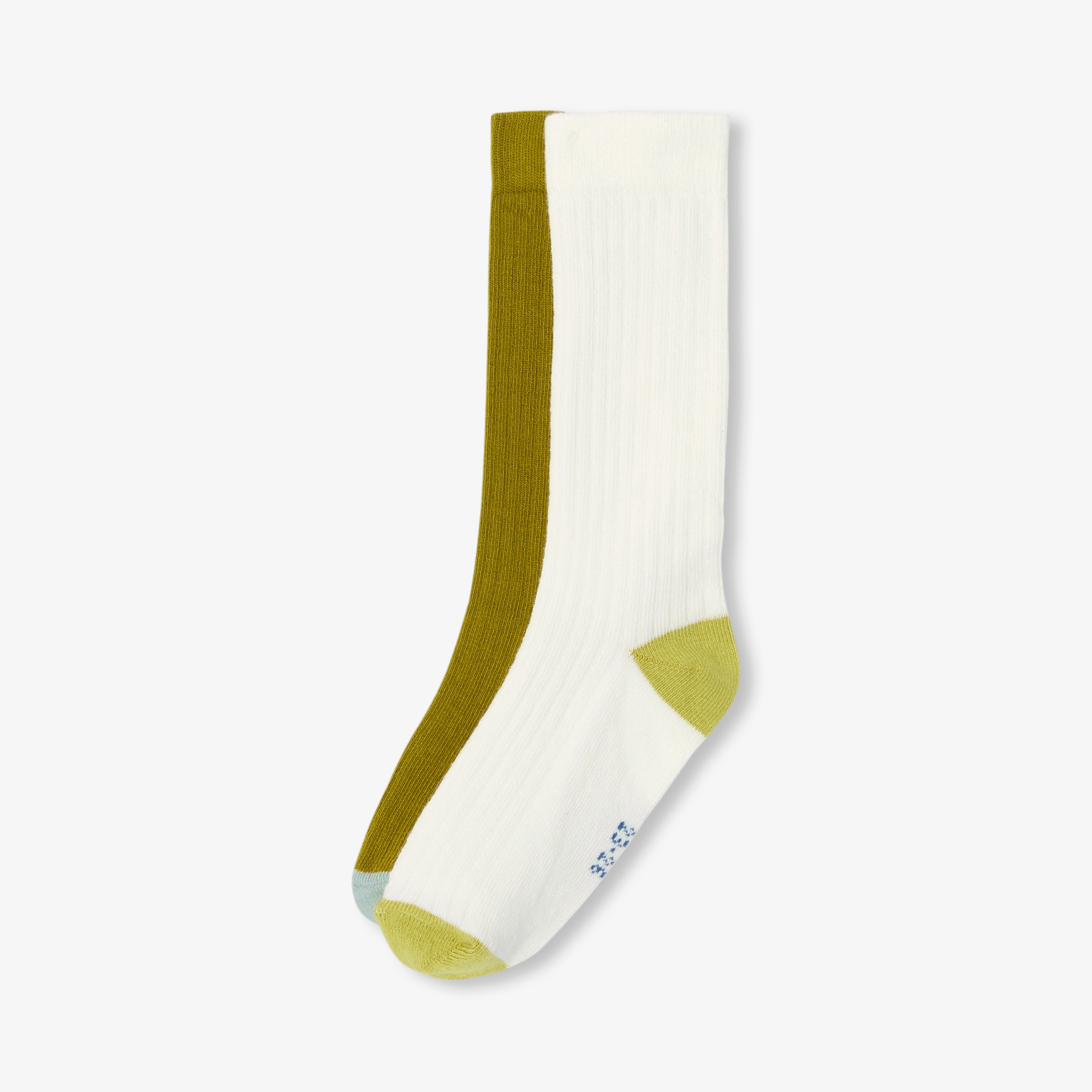 Jacadi - Duo de meias altas menino - BRANCO/VERDE