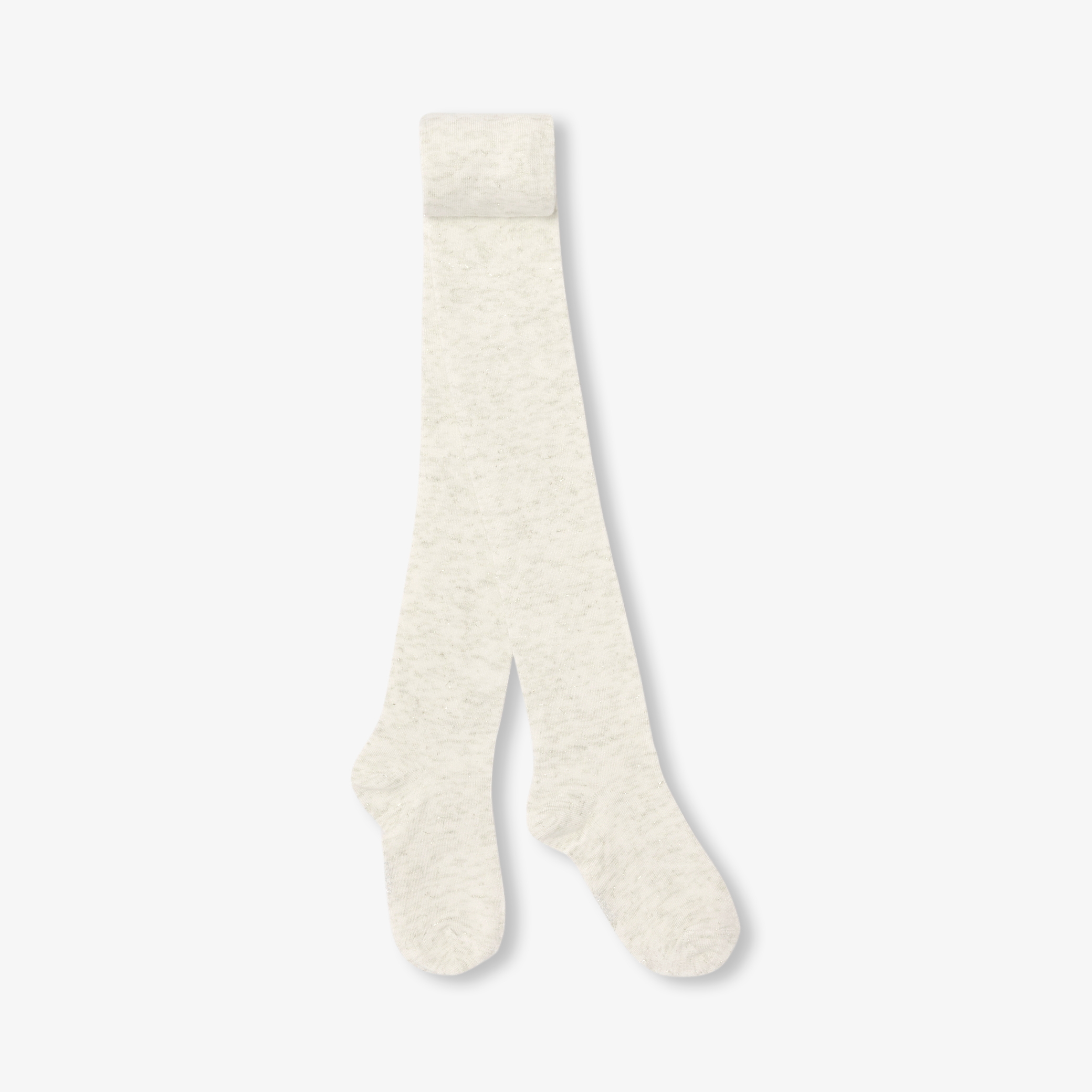 Jacadi - Collants menina em jersey lurex - BRANCO SUAVE JACADI