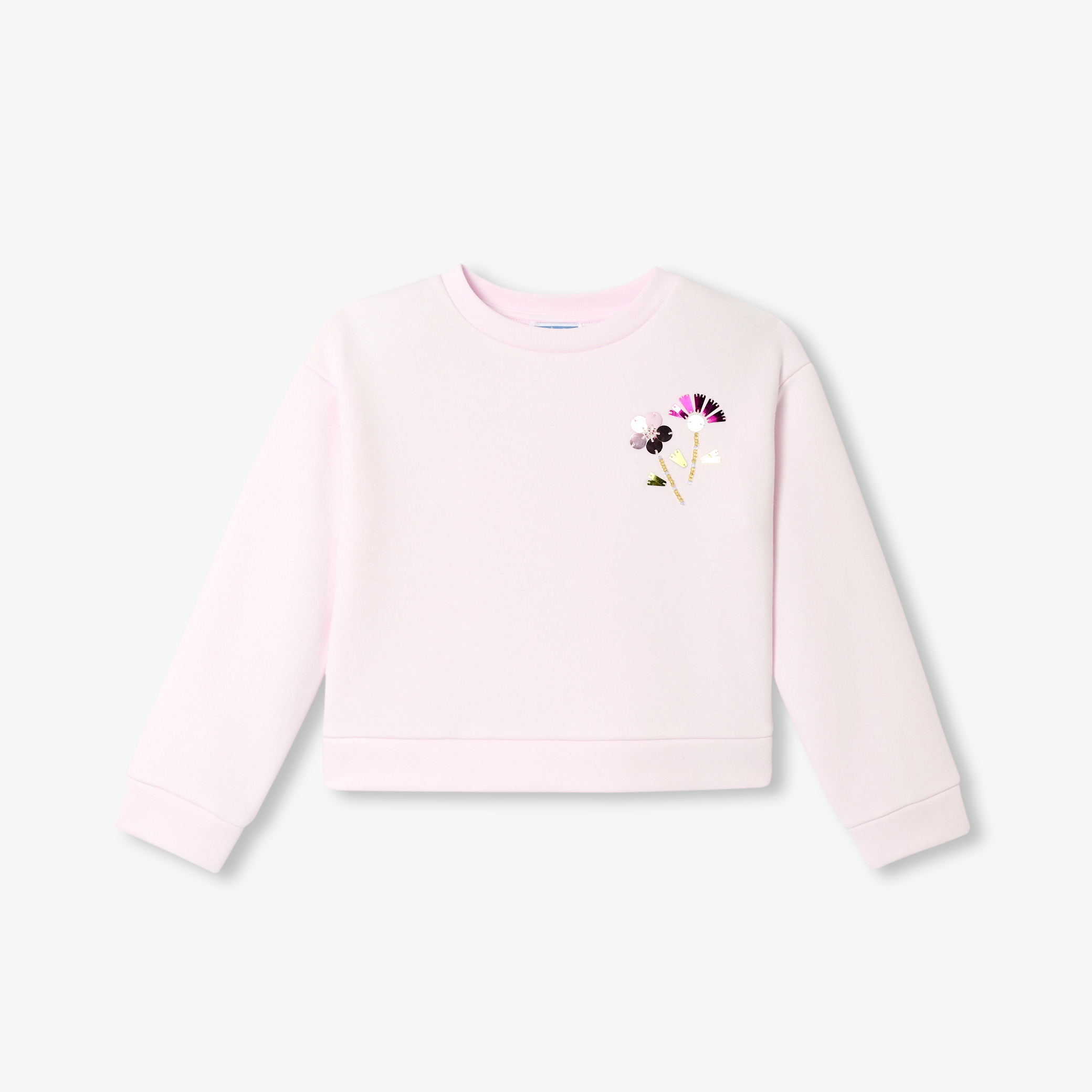 Jacadi - Sweat menina em moletão - ROXO